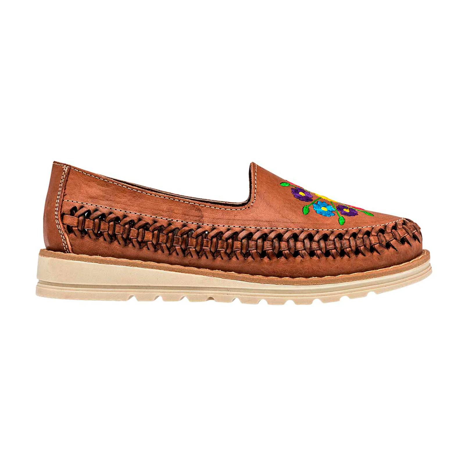 Sandalias con plataforma Marca Exterior Piel Color Café