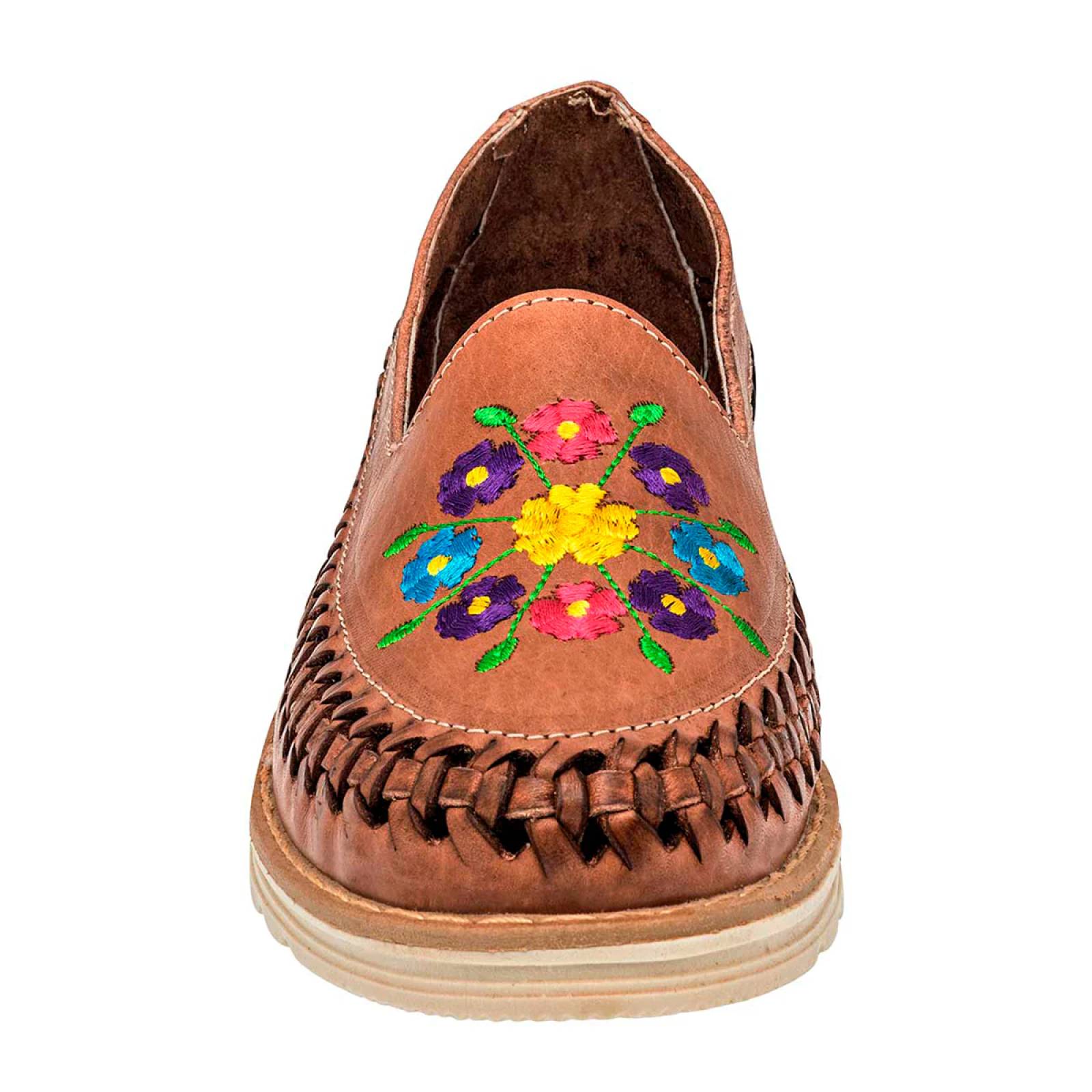 Sandalias con plataforma Marca Exterior Piel Color Café