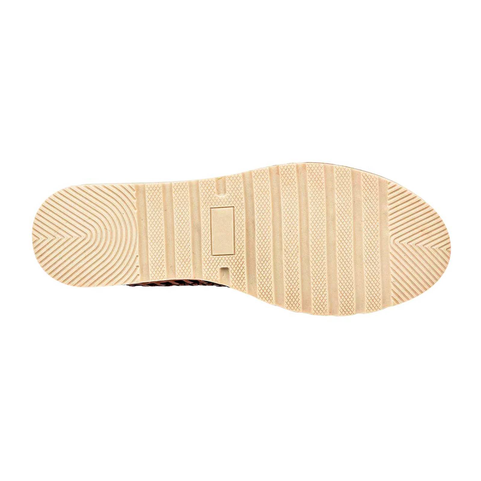 Sandalias con plataforma Marca Exterior Piel Color Café