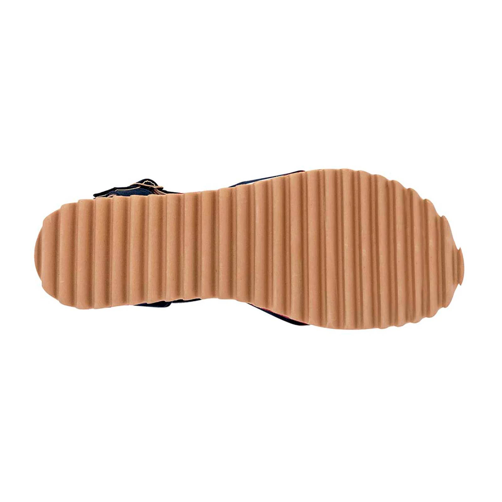 Sandalias de piso Marca  Exterior Textil Color Azul
