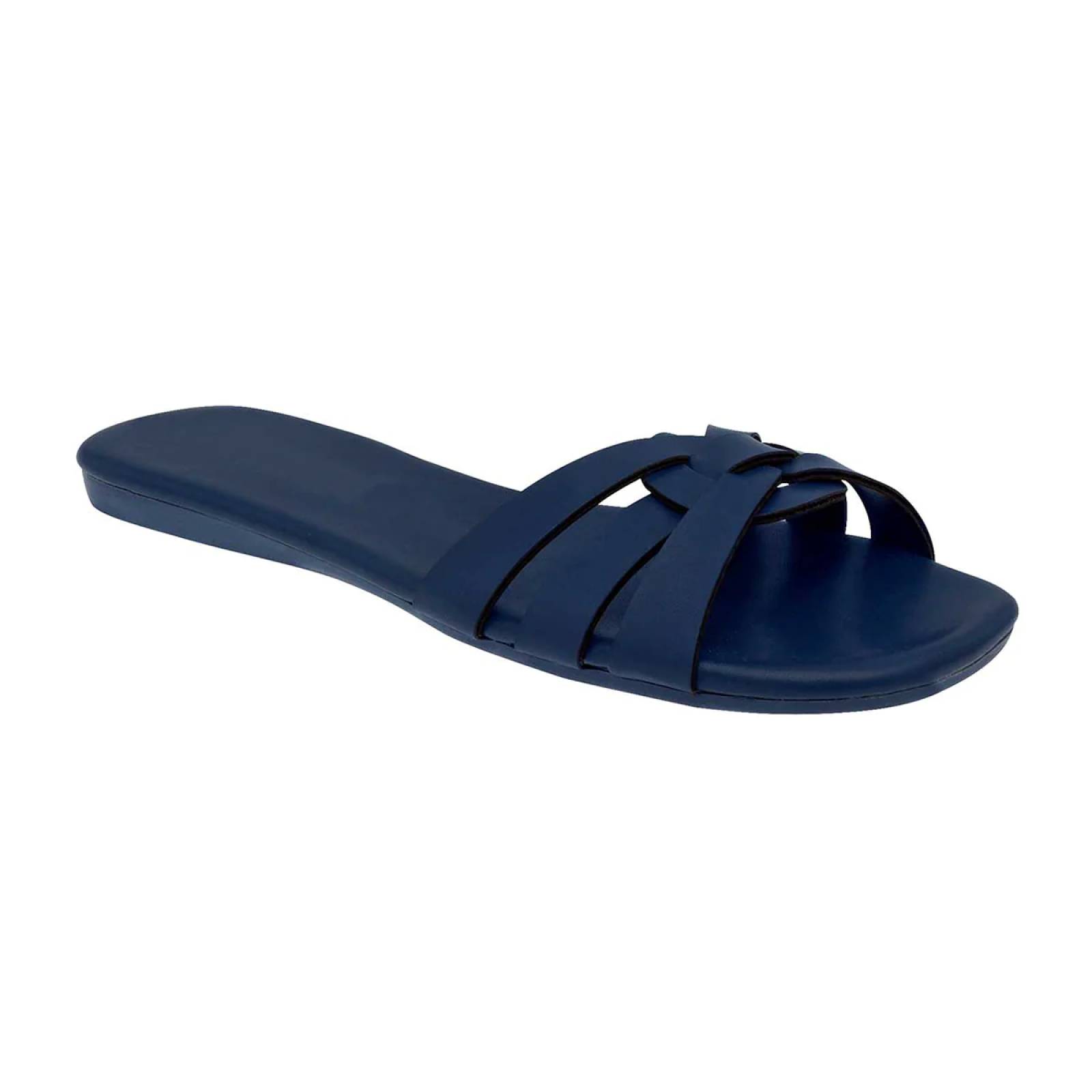 Sandalias de piso Marca  Exterior Sintético Color Azul