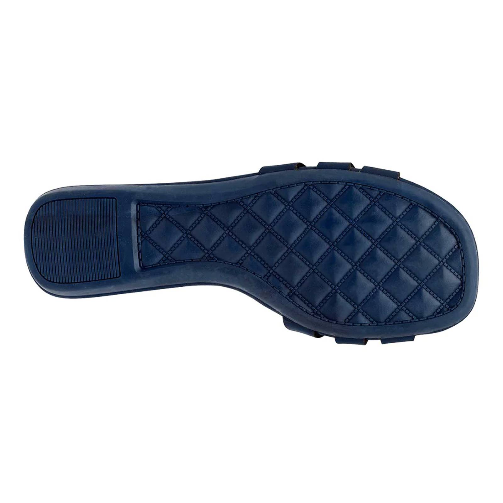 Sandalias de piso Marca  Exterior Sintético Color Azul