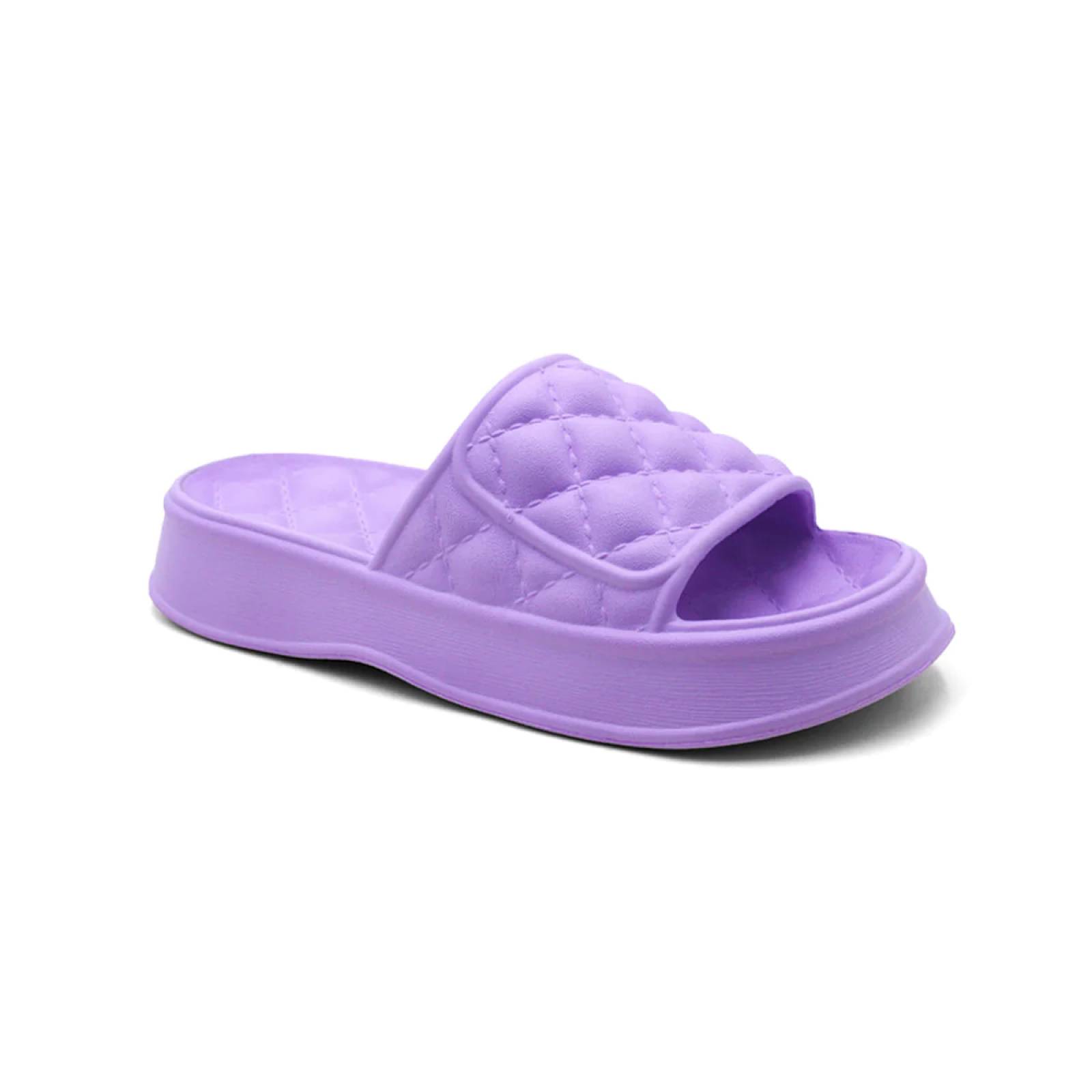 Sandalias de piso Exterior Sintético Color Lila Para Mujer De RBBASICS