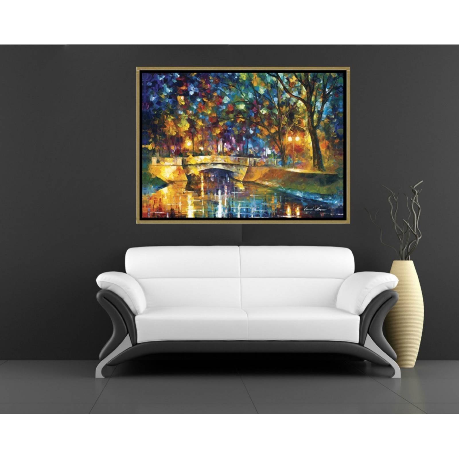 Cuadro Abstracto Para Sala Recamara Comedor Arco Acuarela