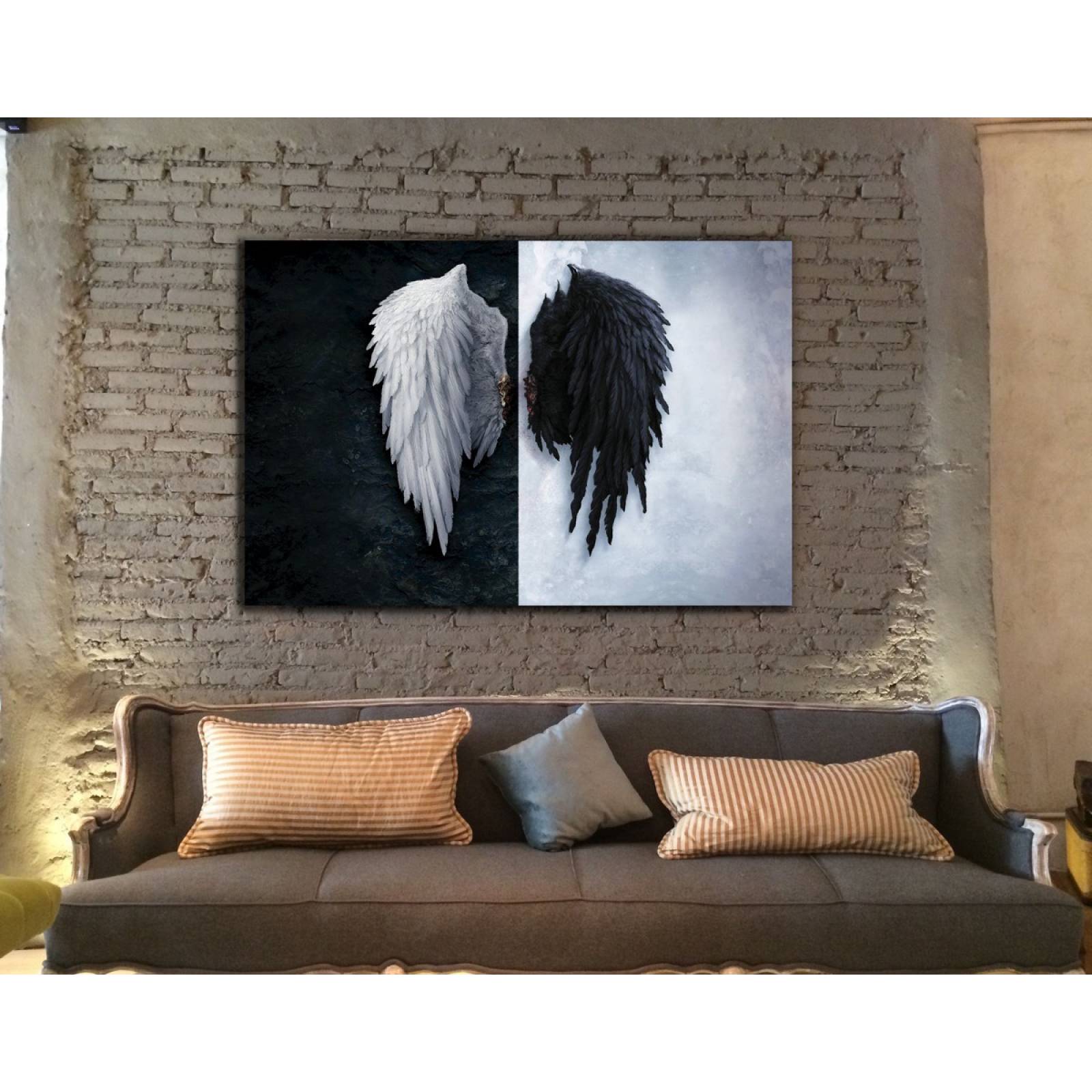 Cuadro Decorativo, Comedor Sala O Recamara, El Bien Y El Mal