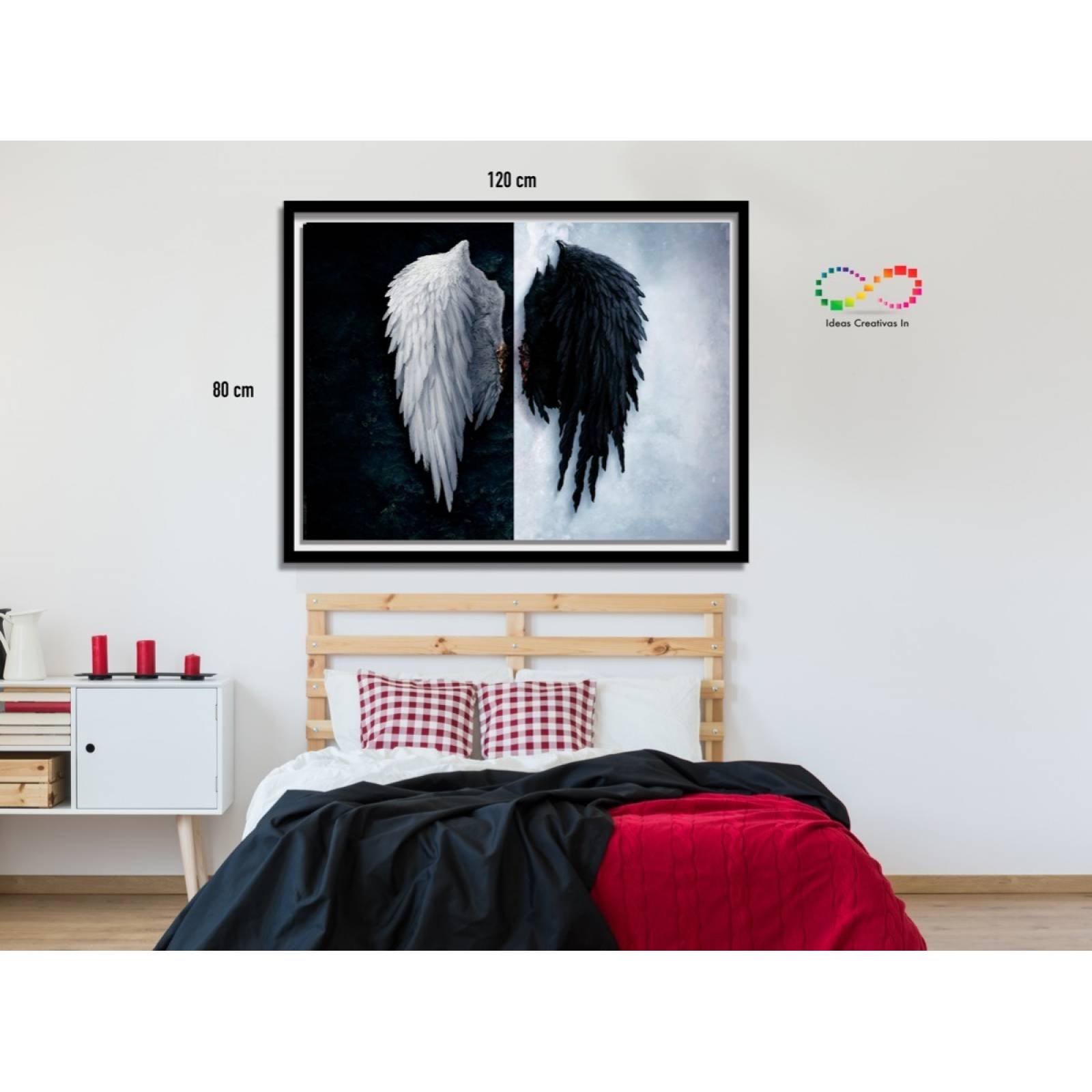 Cuadro Decorativo, Comedor Sala O Recamara, El Bien Y El Mal