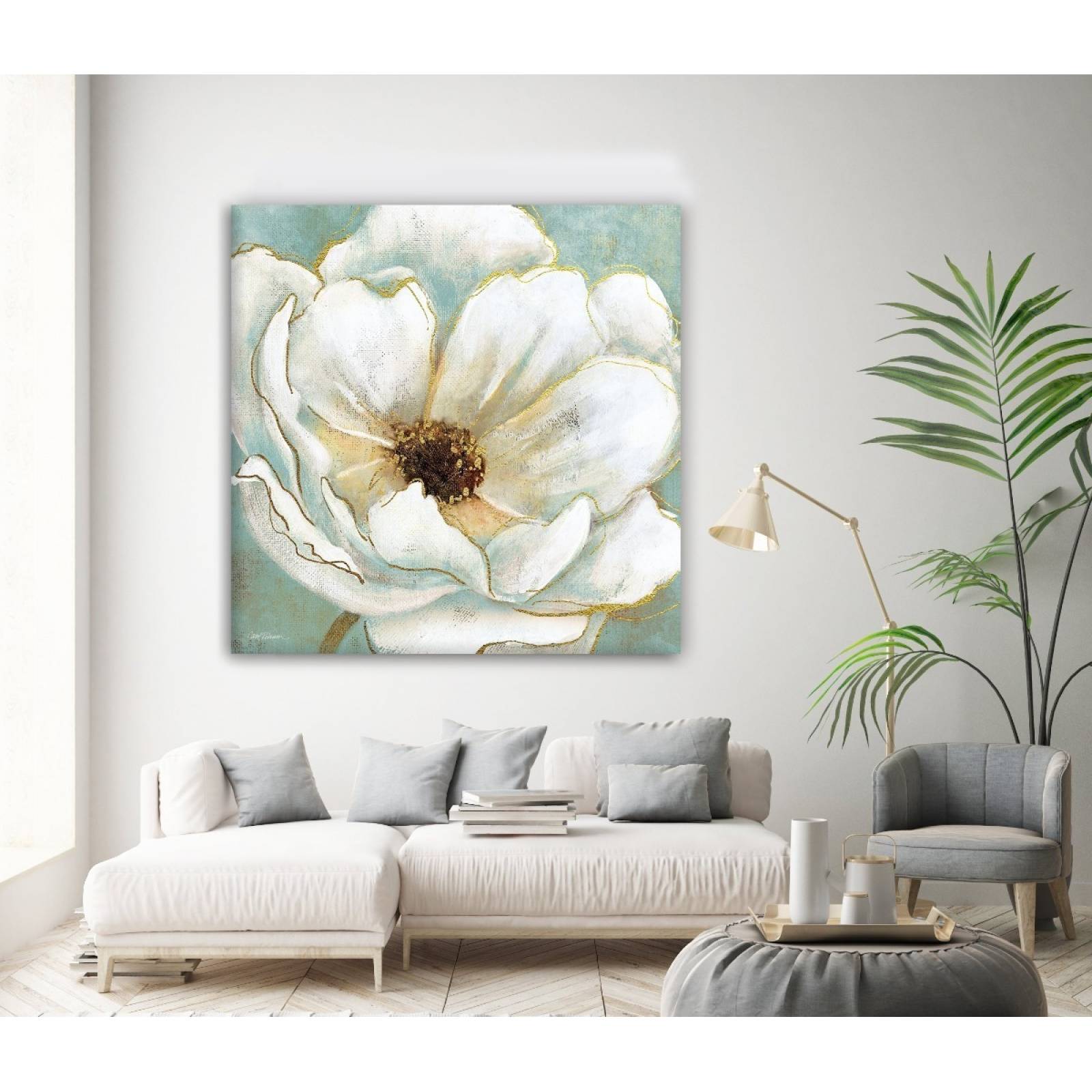 Cuadro Decorativo Moderno Para Recamara Sala O Comedor Flor
