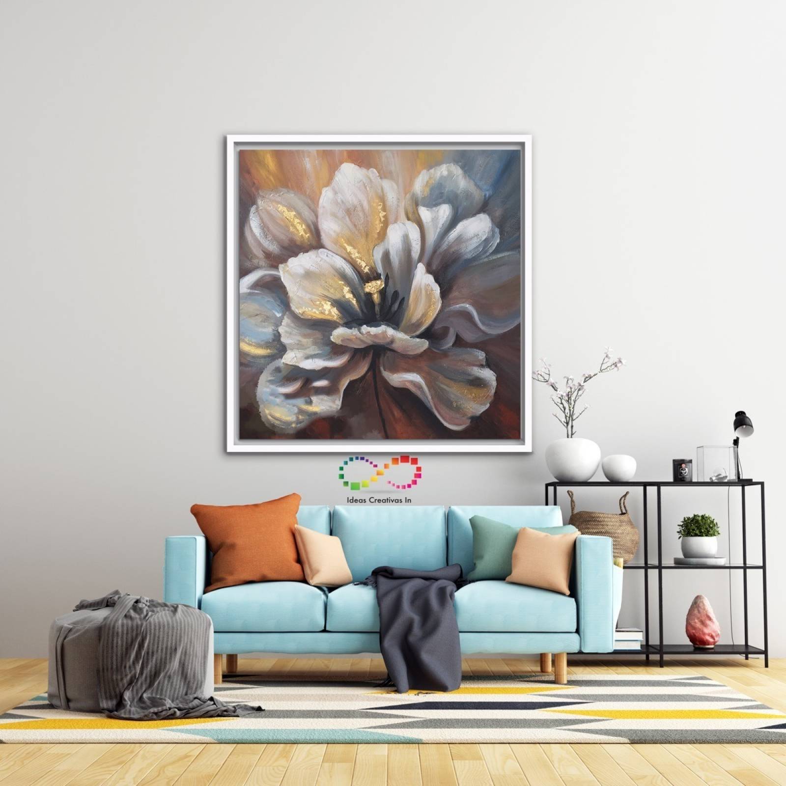 Cuadro Decorativo Para Sala Recamara O Comedor Flor Shedron