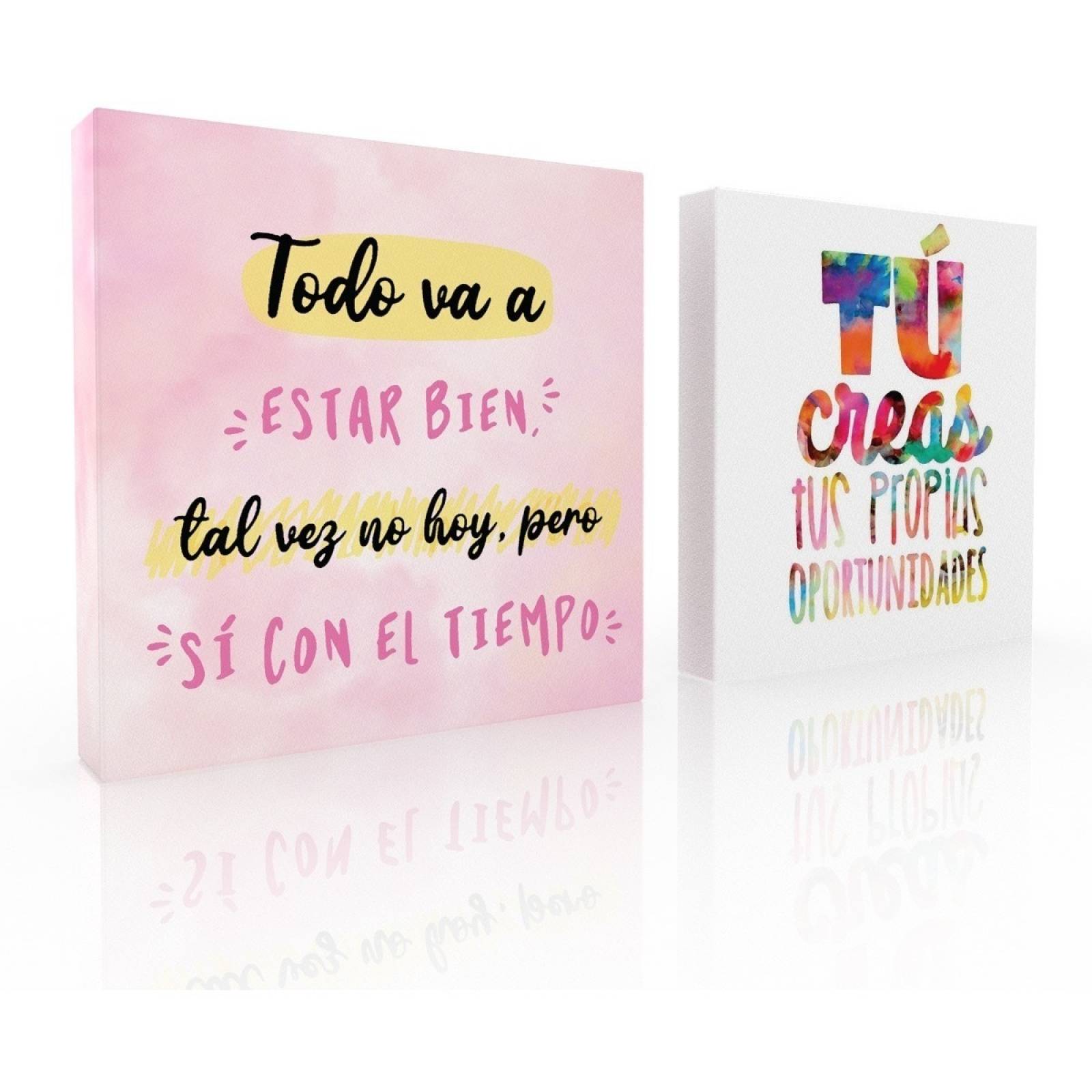 Set De 12 Cuadros Decorativos, , Frases Motivadoras