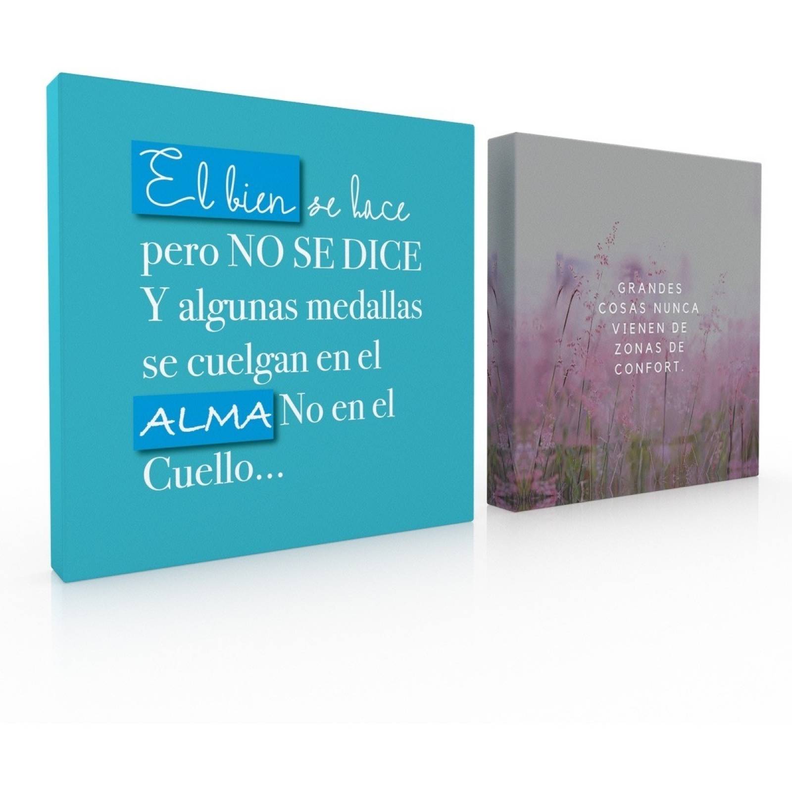 Set De 12 Cuadros Decorativos Modernos Frases Inspiradora