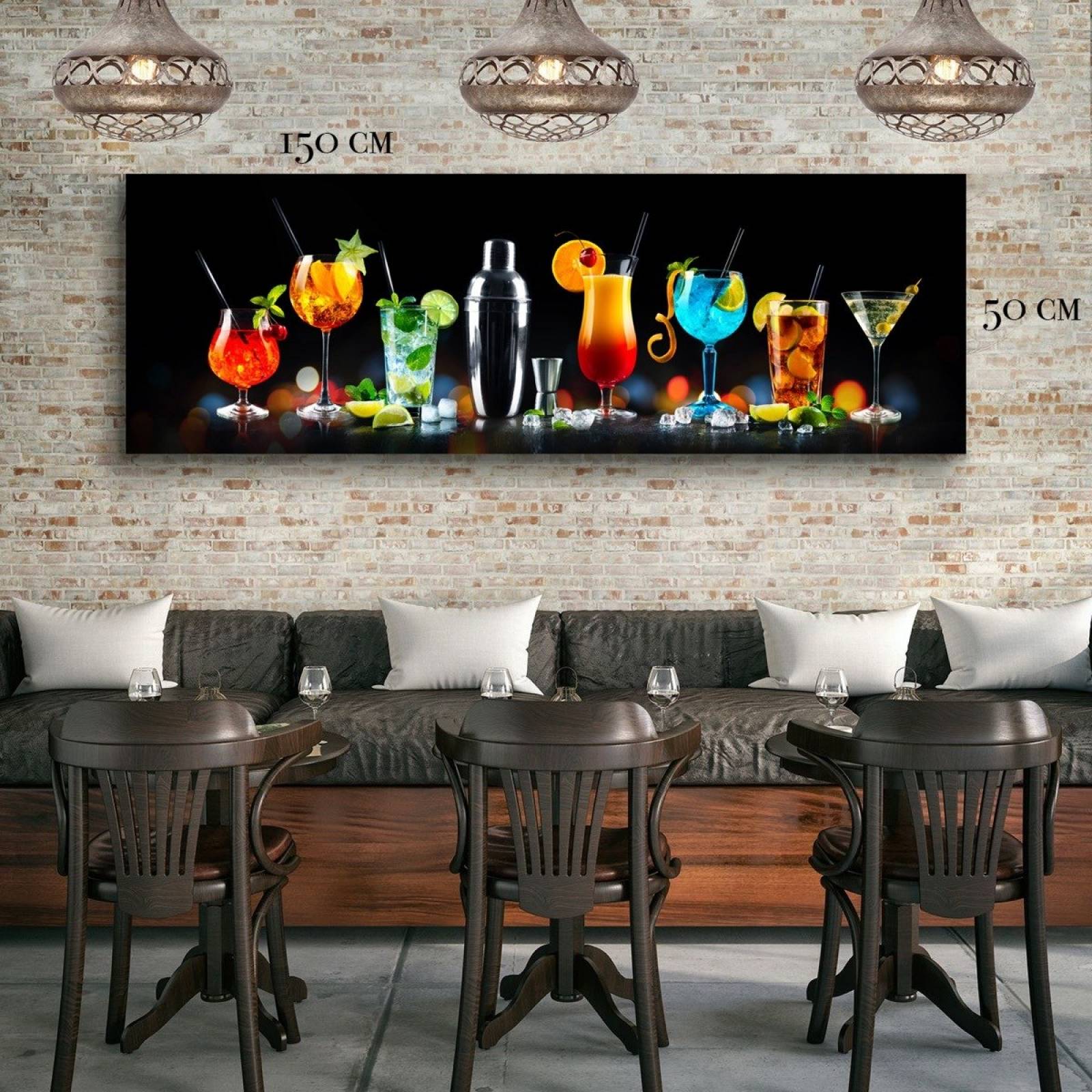 Cuadro Decorativo Para Bar Cocina Comedor Cocteles