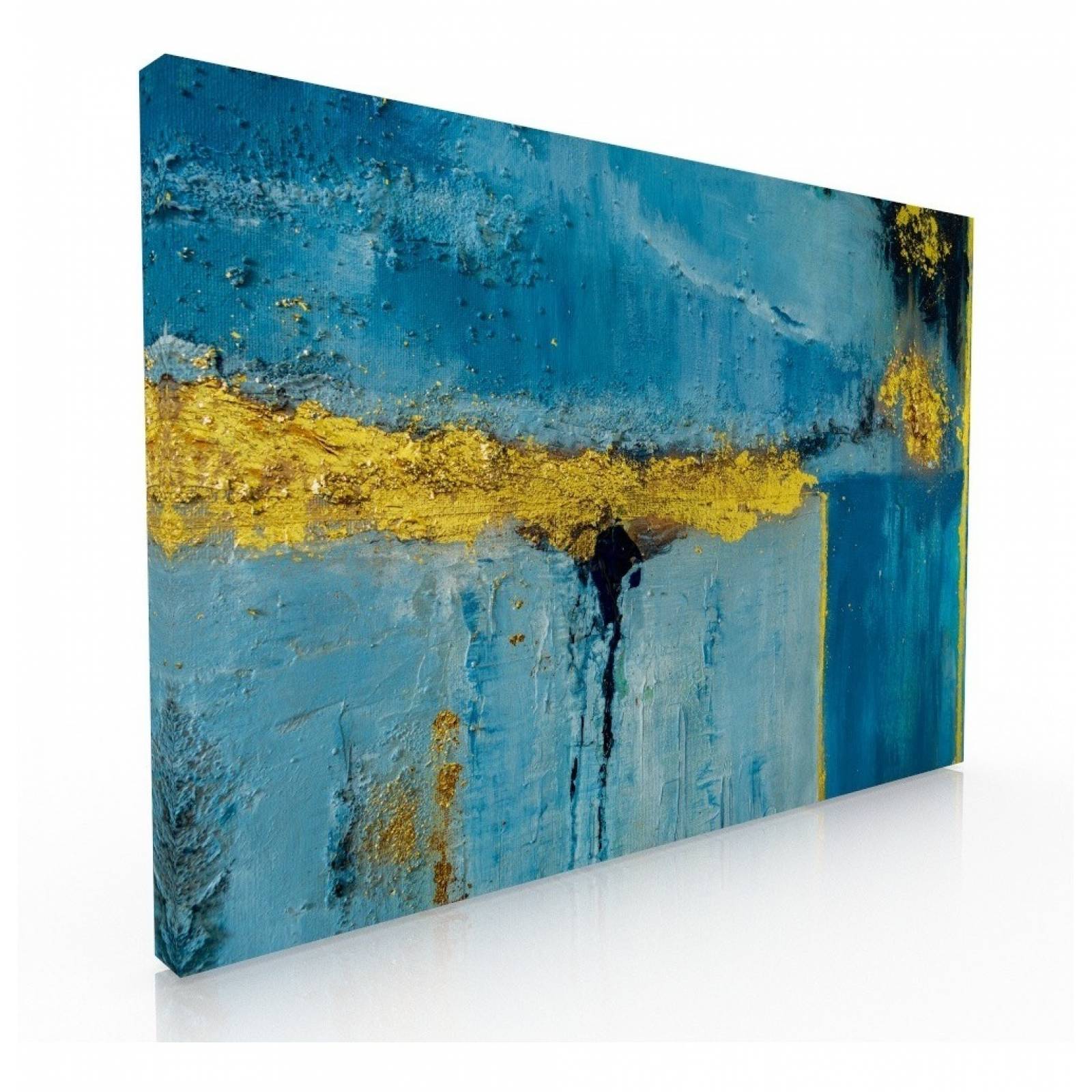 Cuadro Decorativo Para Comedor Sala O Recamara Abstracto Oro