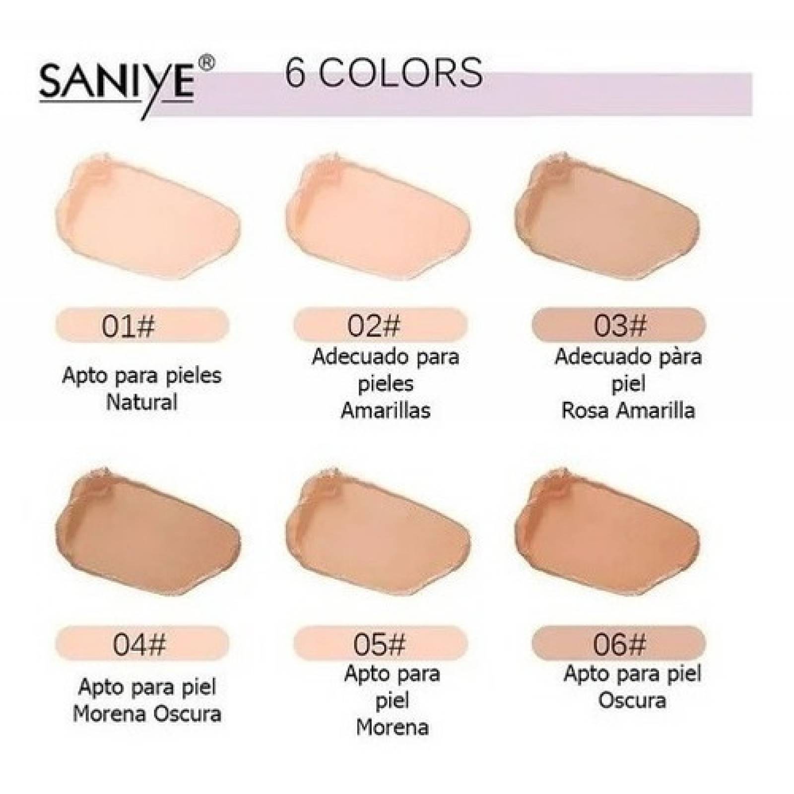 Maquillaje En Barra Saniye Nude Corrector Cobertura Matte 02