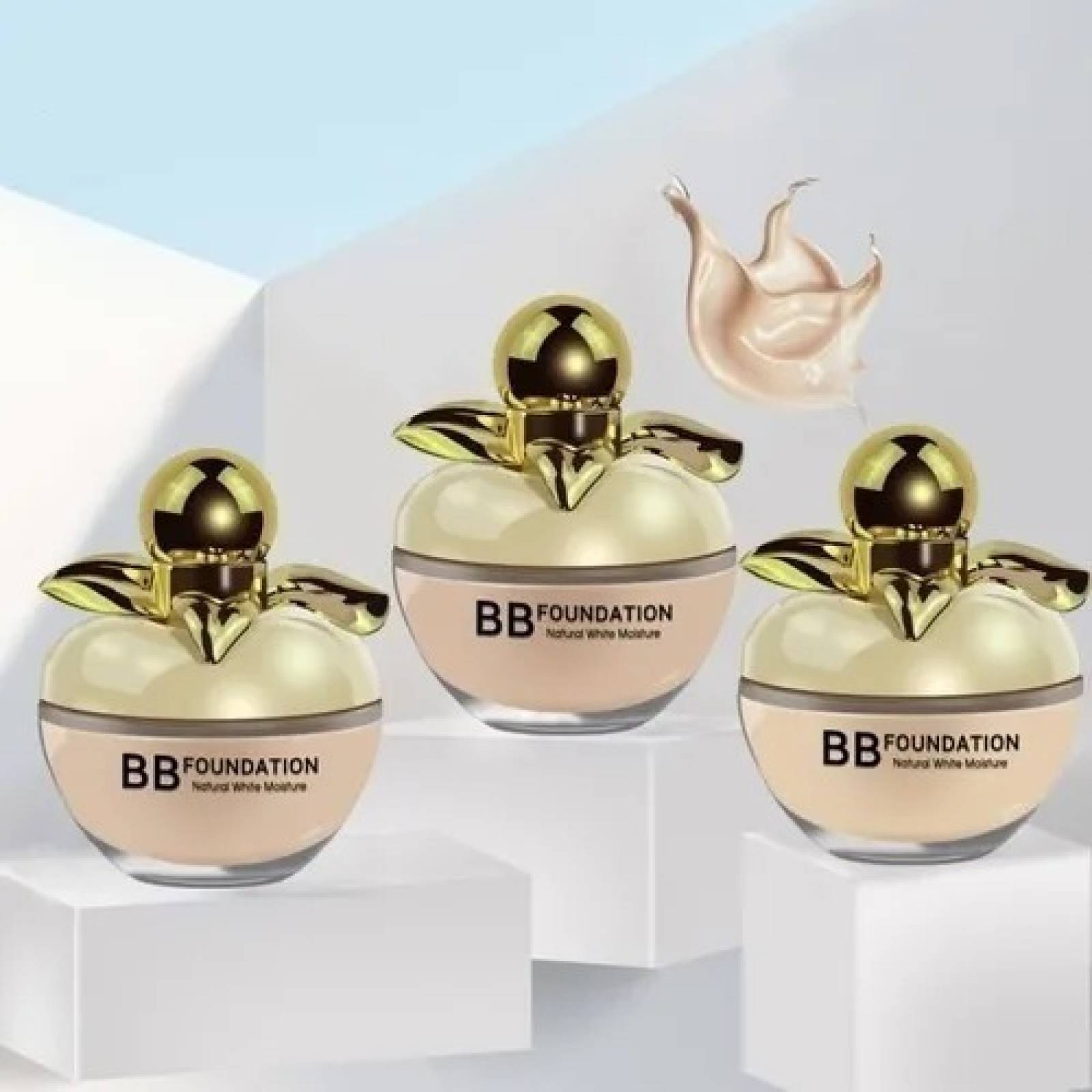 Base Maquillaje Líquido Bb Saniye 3tonos A Elegir Unificador 104