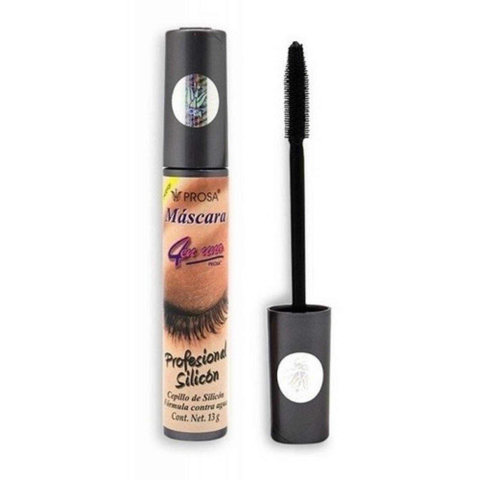 Máscara De Pestañas Prosa Profesional Silicón Waterproof Negro