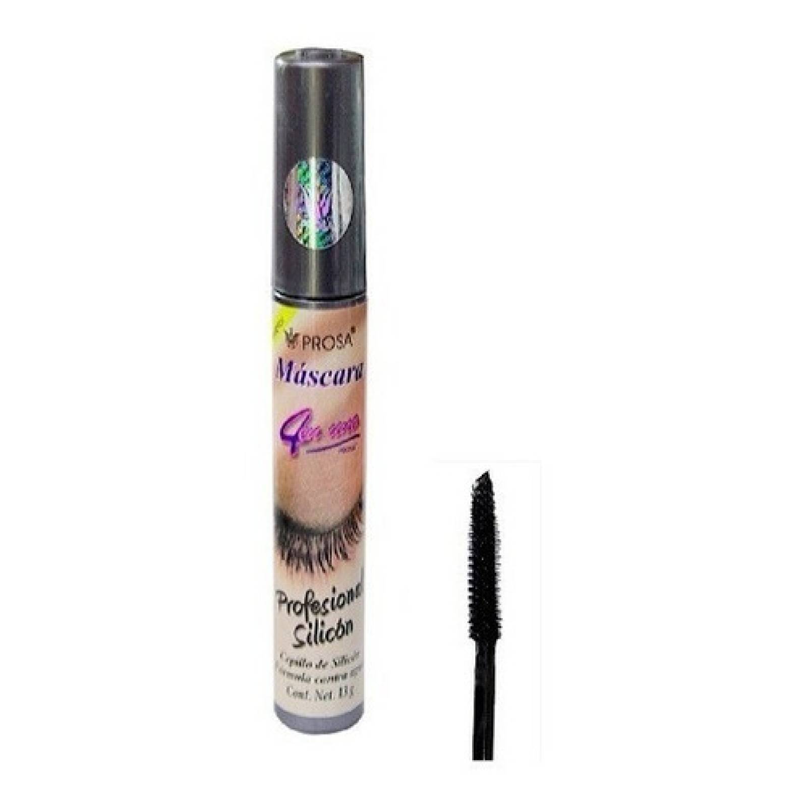 Máscara De Pestañas Prosa Profesional Silicón Waterproof Negro