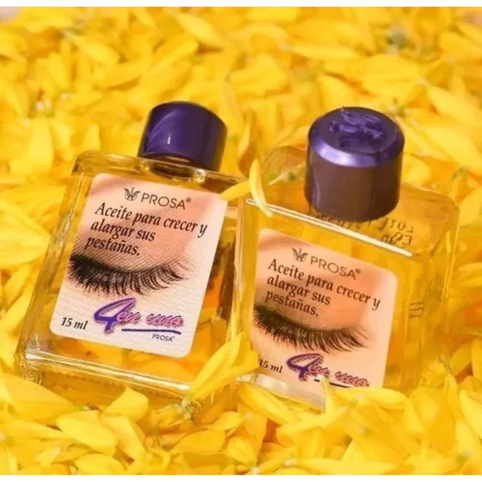 Aceite Para Pestañas Prosa 4 En 1, Engrosa Y Alarga