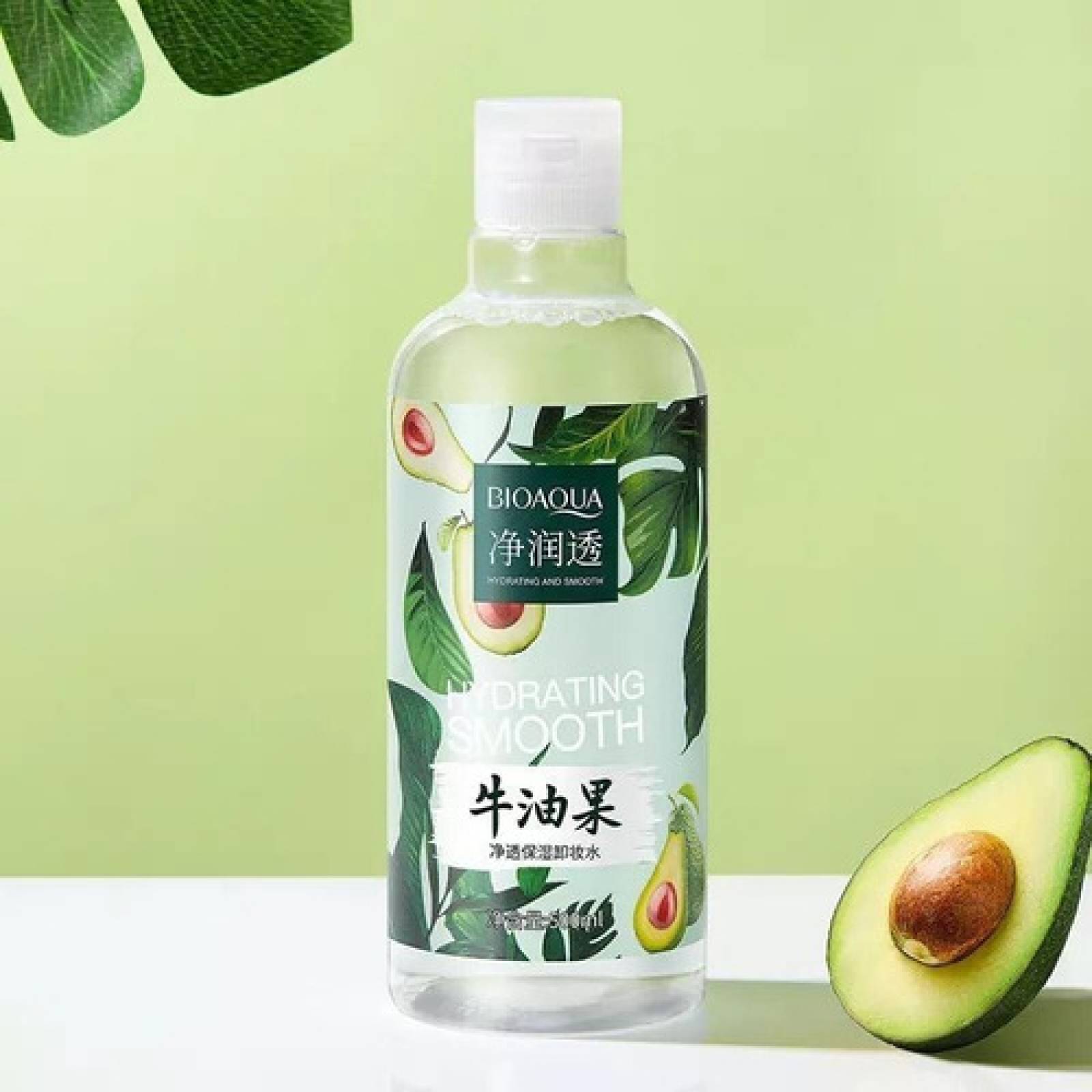 Agua Micelar Hidratante Extracto De Aguacate 500ml Bioaqua