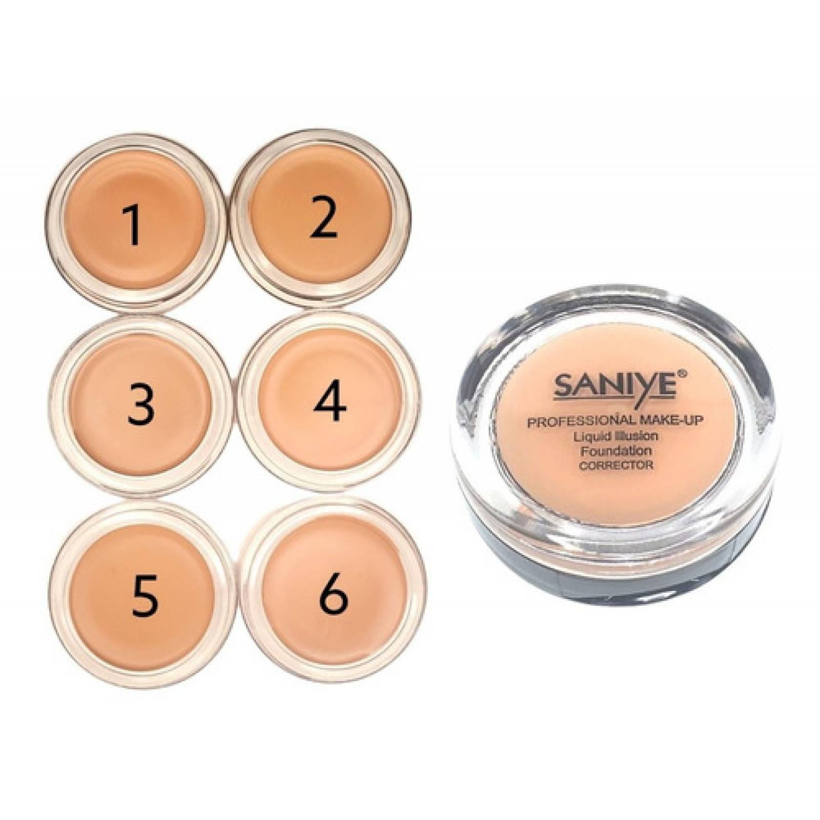 Maquillaje En Polvo Professional Make-up Saniye R1012 01