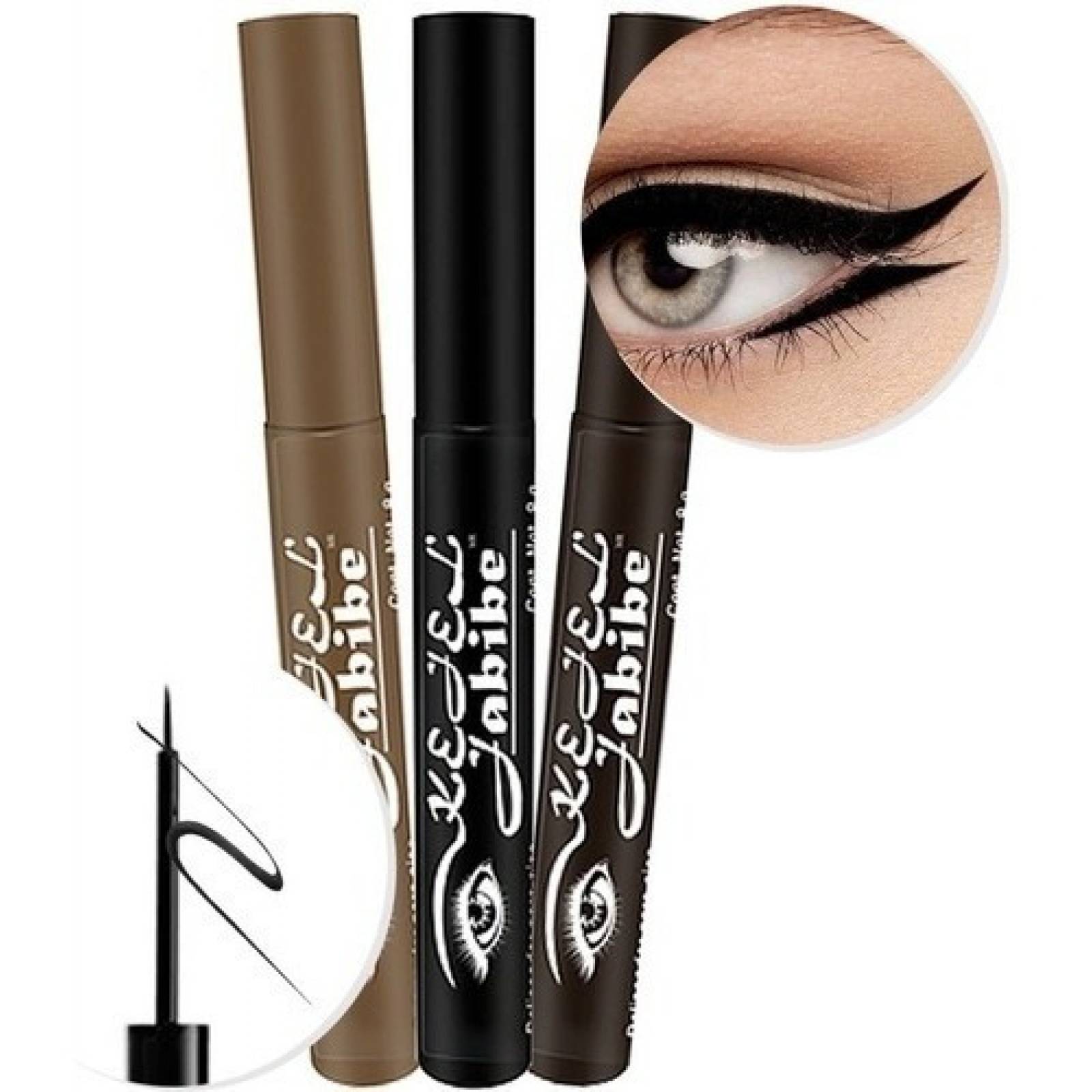 Delineador Jabibe Negro Kj Esistente Al Agua Alta Calidad