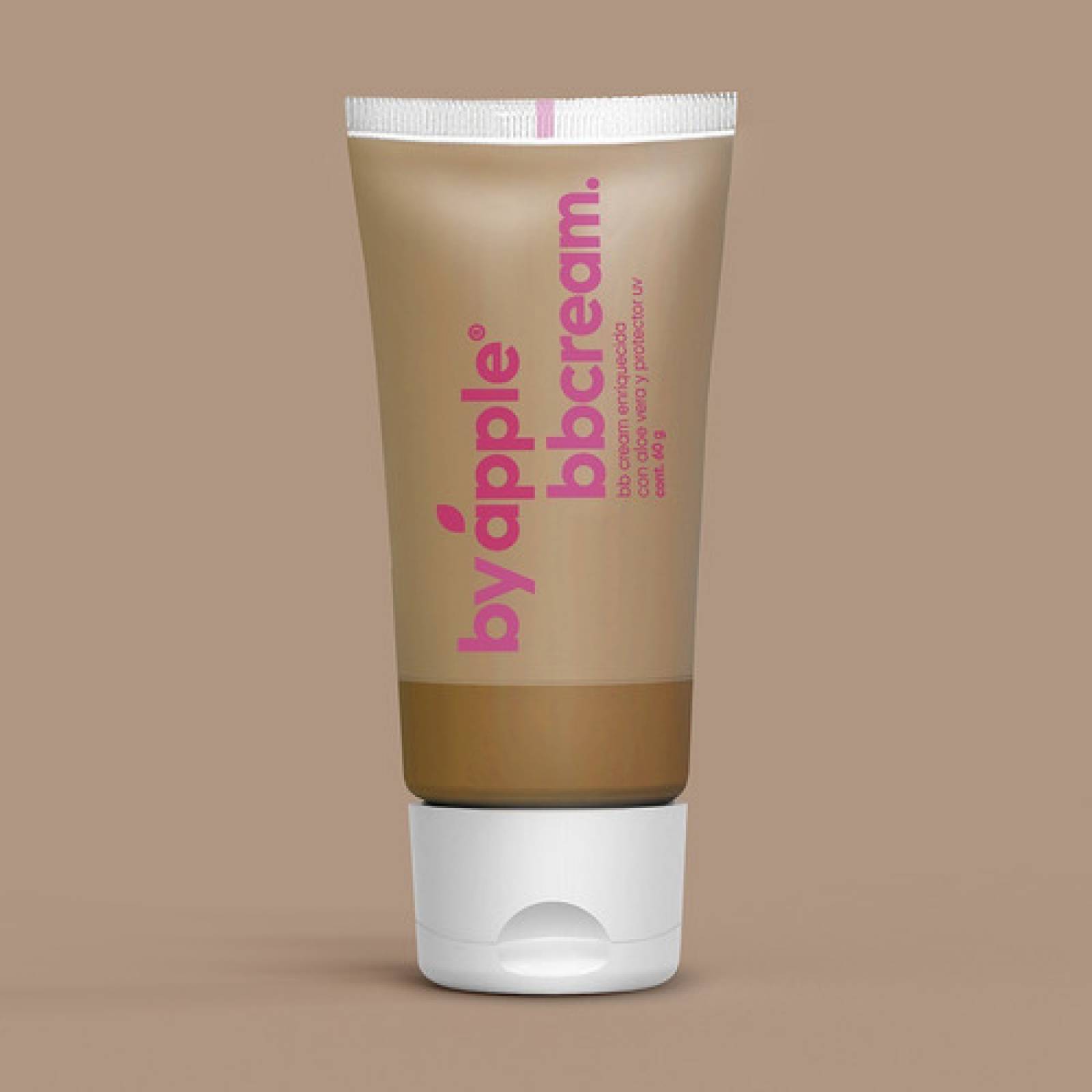Maquillaje Líquido Bb Cream Aloe Vera, Protector Uv By Apple Caramel Beige