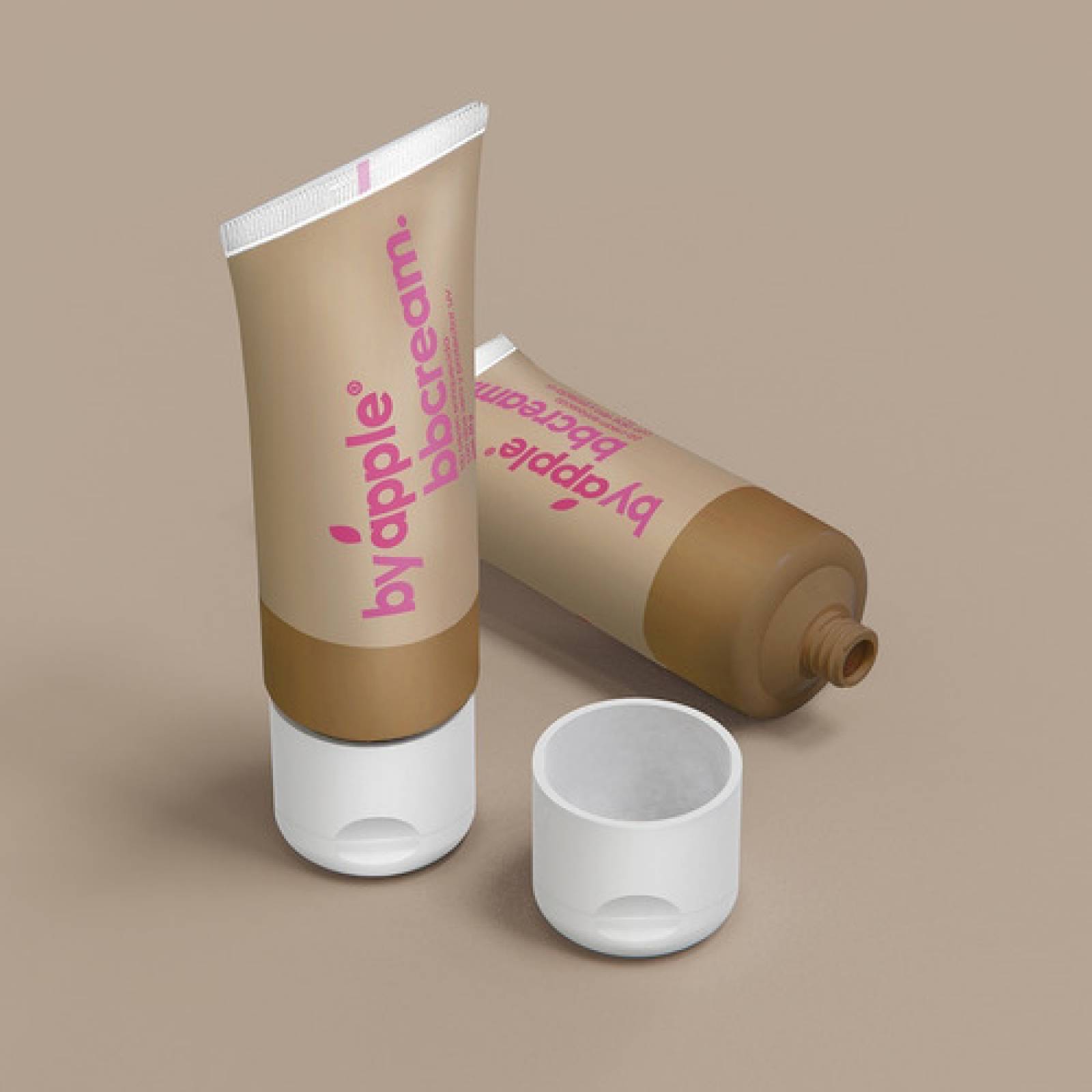 Maquillaje Líquido Bb Cream Aloe Vera, Protector Uv By Apple Caramel Beige