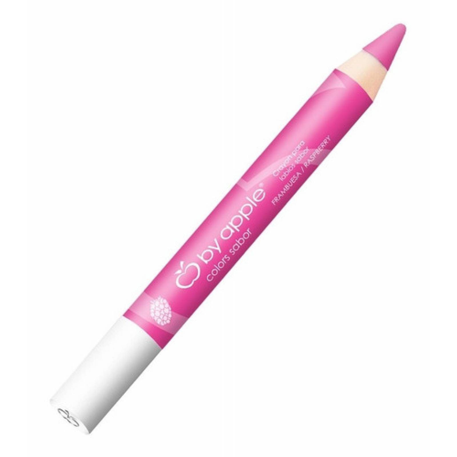 Crayón Jumbo Para Labios Colores Y Sabores Frutales By Apple Frambuesa