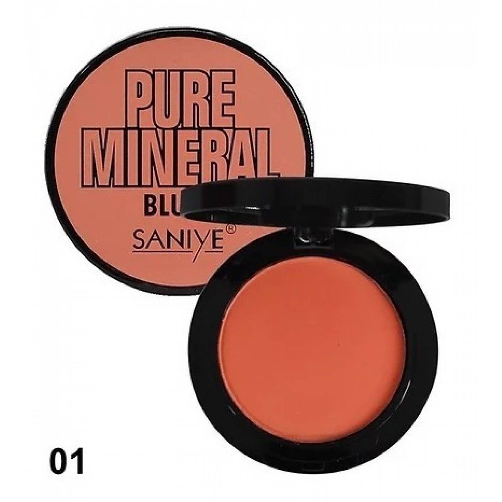 Rubor Mineral En Polvo Matificante 6 Tonos Diferentes Saniye TONO 01