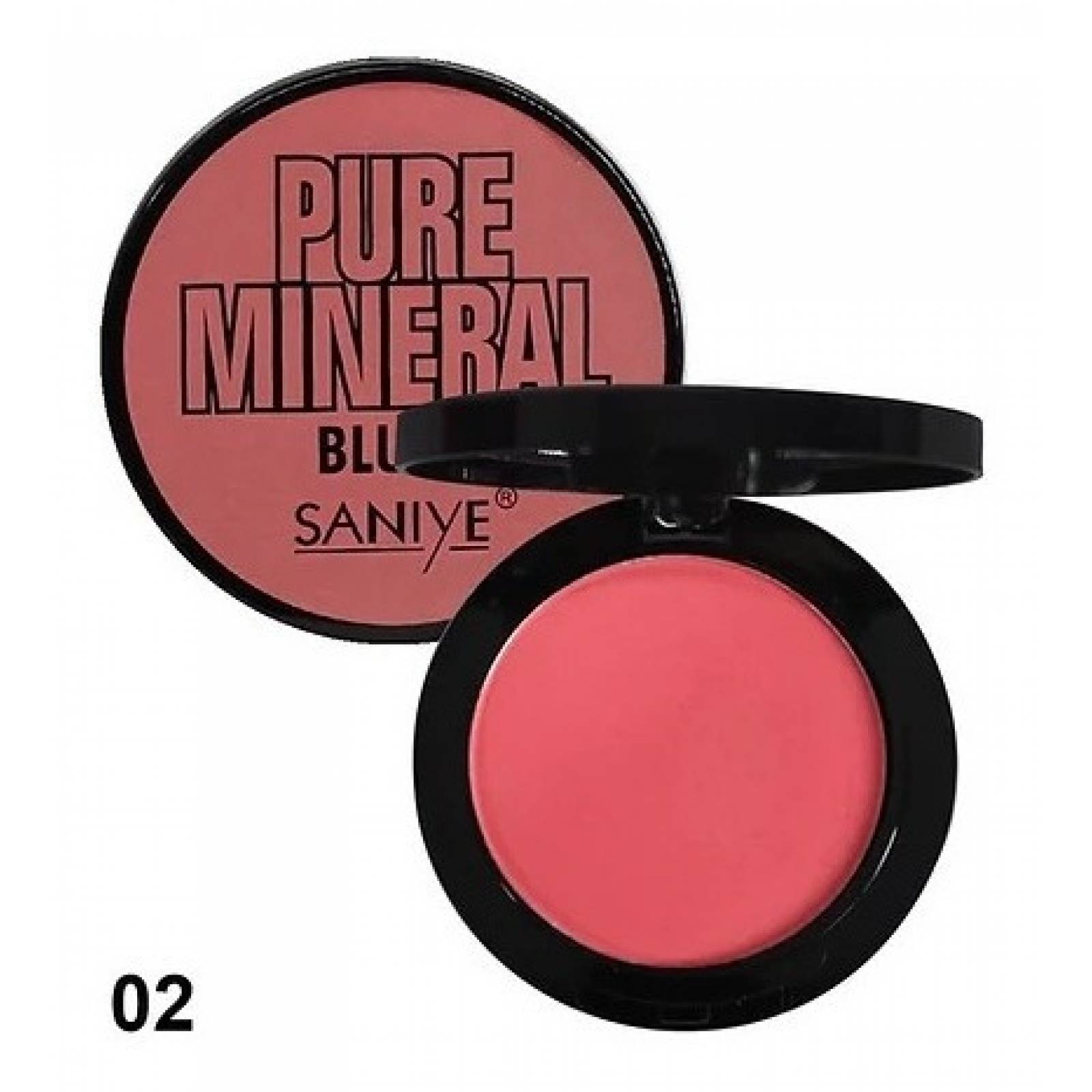 Rubor Mineral En Polvo Matificante 6 Tonos Diferentes Saniye TONO 02