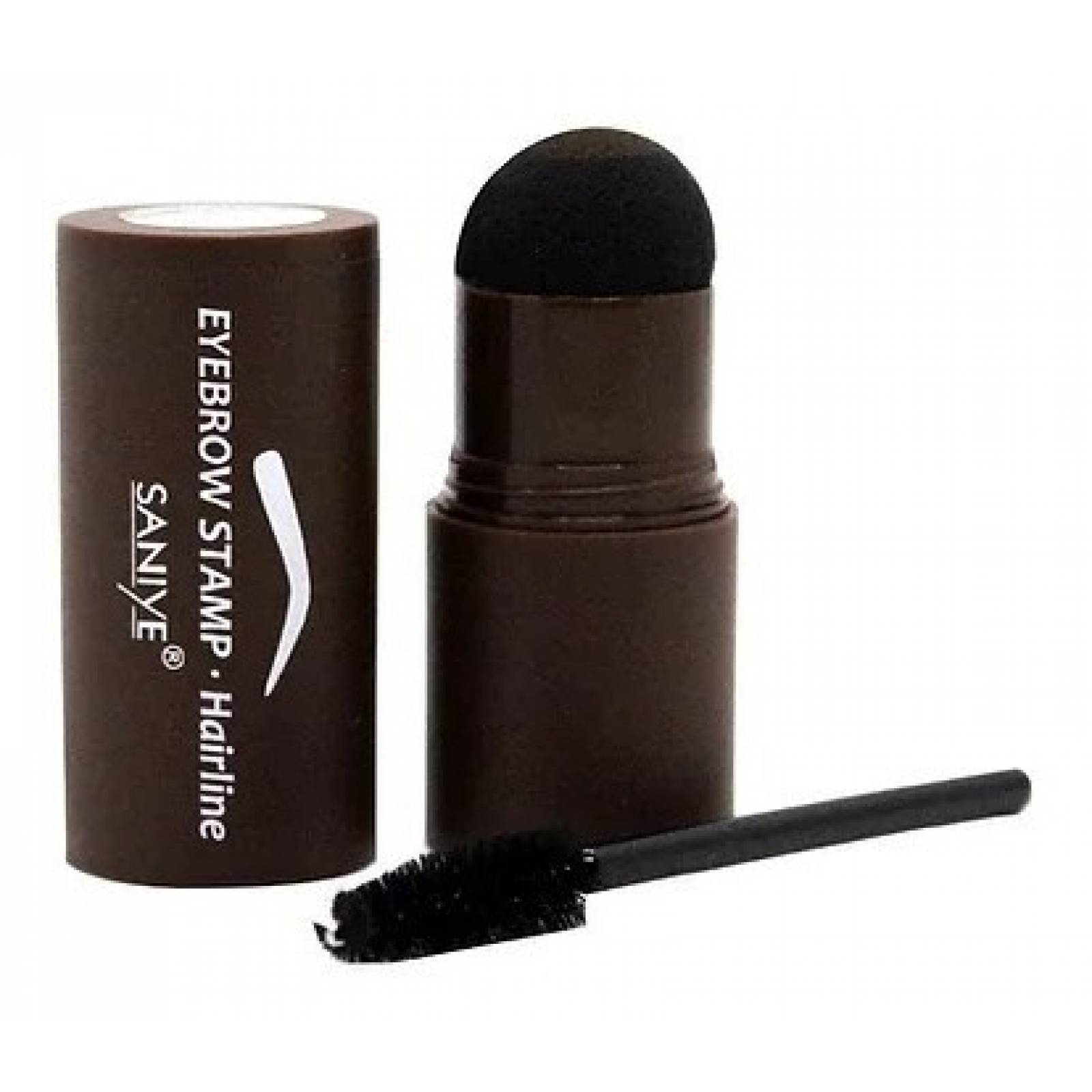 Sombra Para Rellenar Cejas Raíz Cabello Tapar Canas Dark brown
