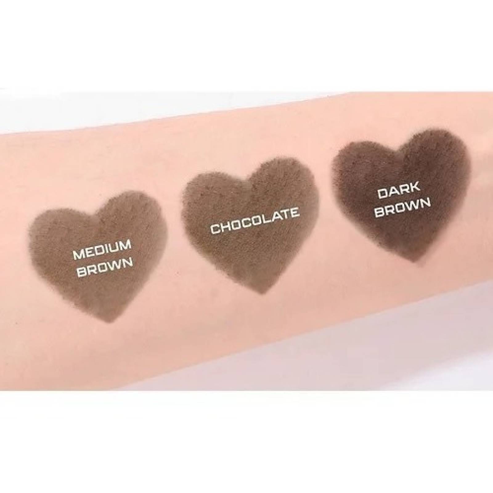Sombra Para Rellenar Cejas Raíz Cabello Tapar Canas Dark brown