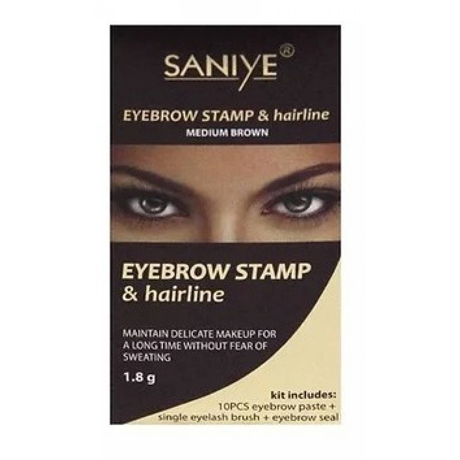 Sombra Para Rellenar Cejas Raíz Cabello Tapar Canas Dark brown