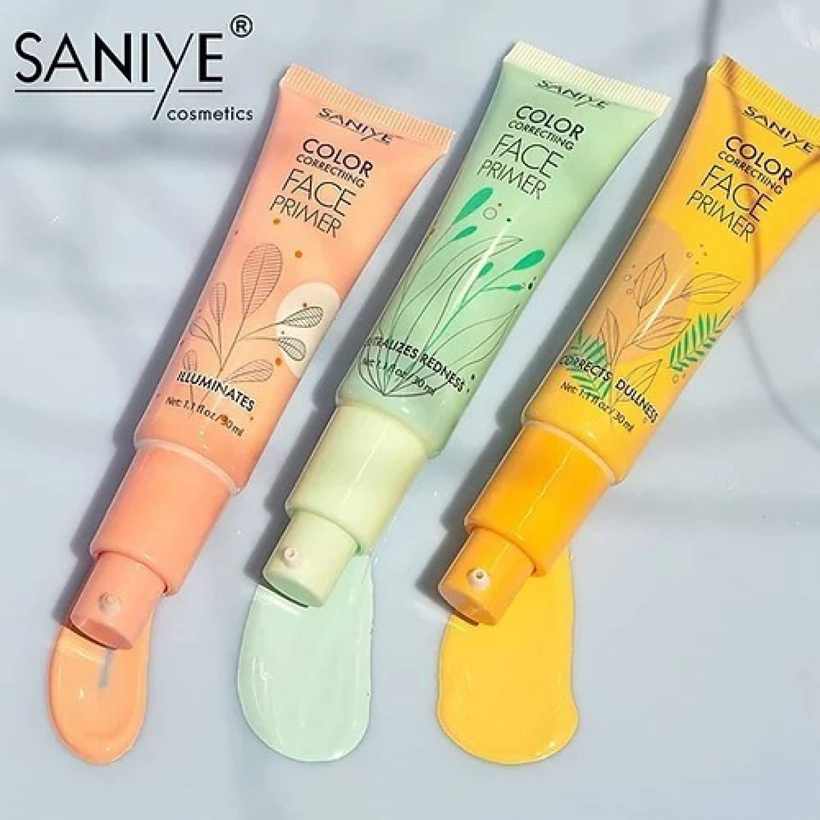 Face Primer Corrector Para Rostro Cubre Imperfecciones TONO VERDE