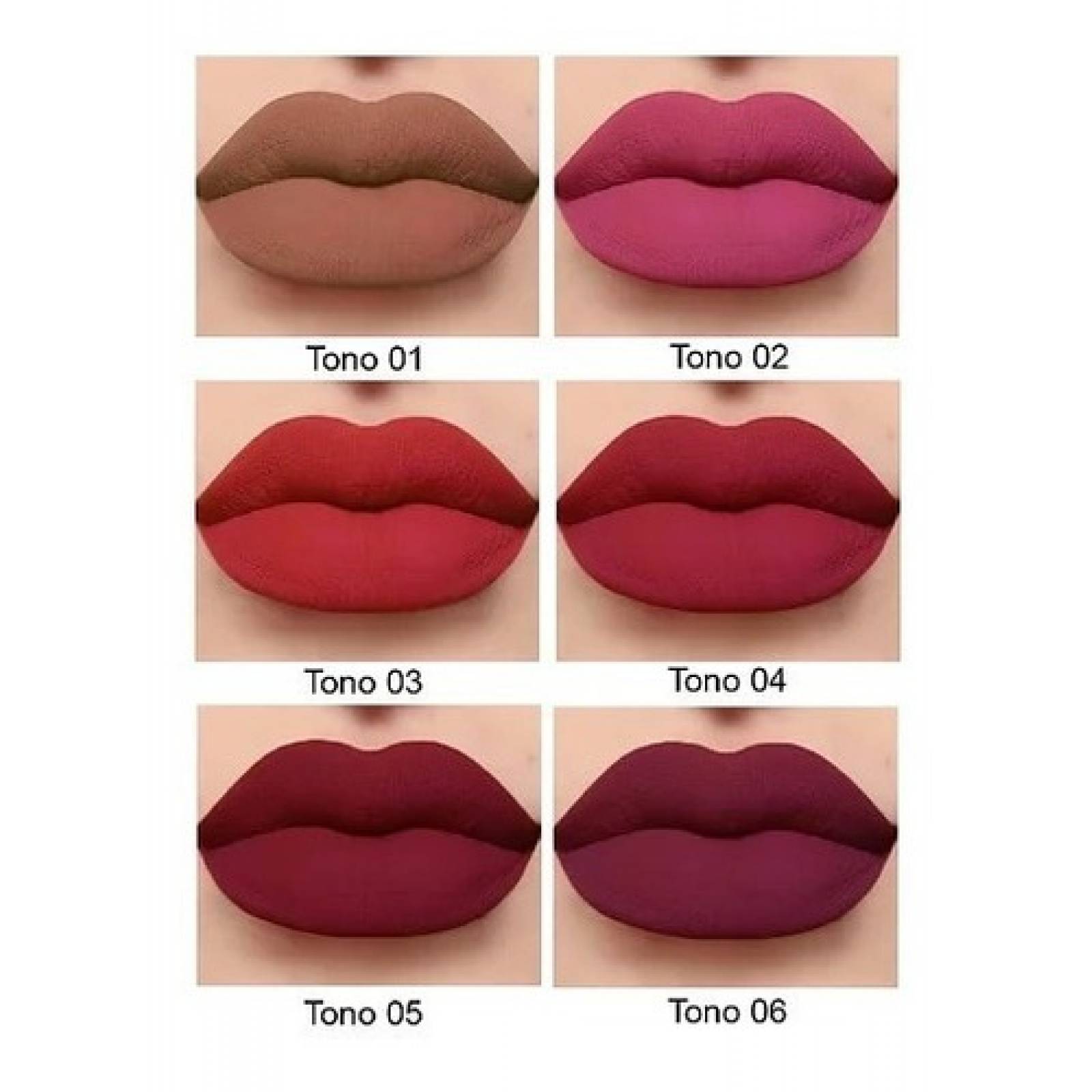 Velvet Labial Lip Gloss Saniye K1138 Tono 02