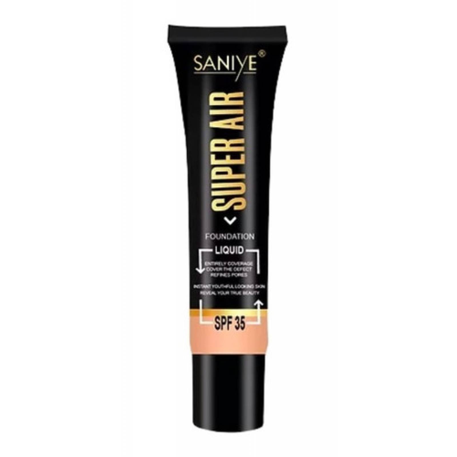 Maquillaje Liquido Matte Profesional Saniye R6009 TONO 1
