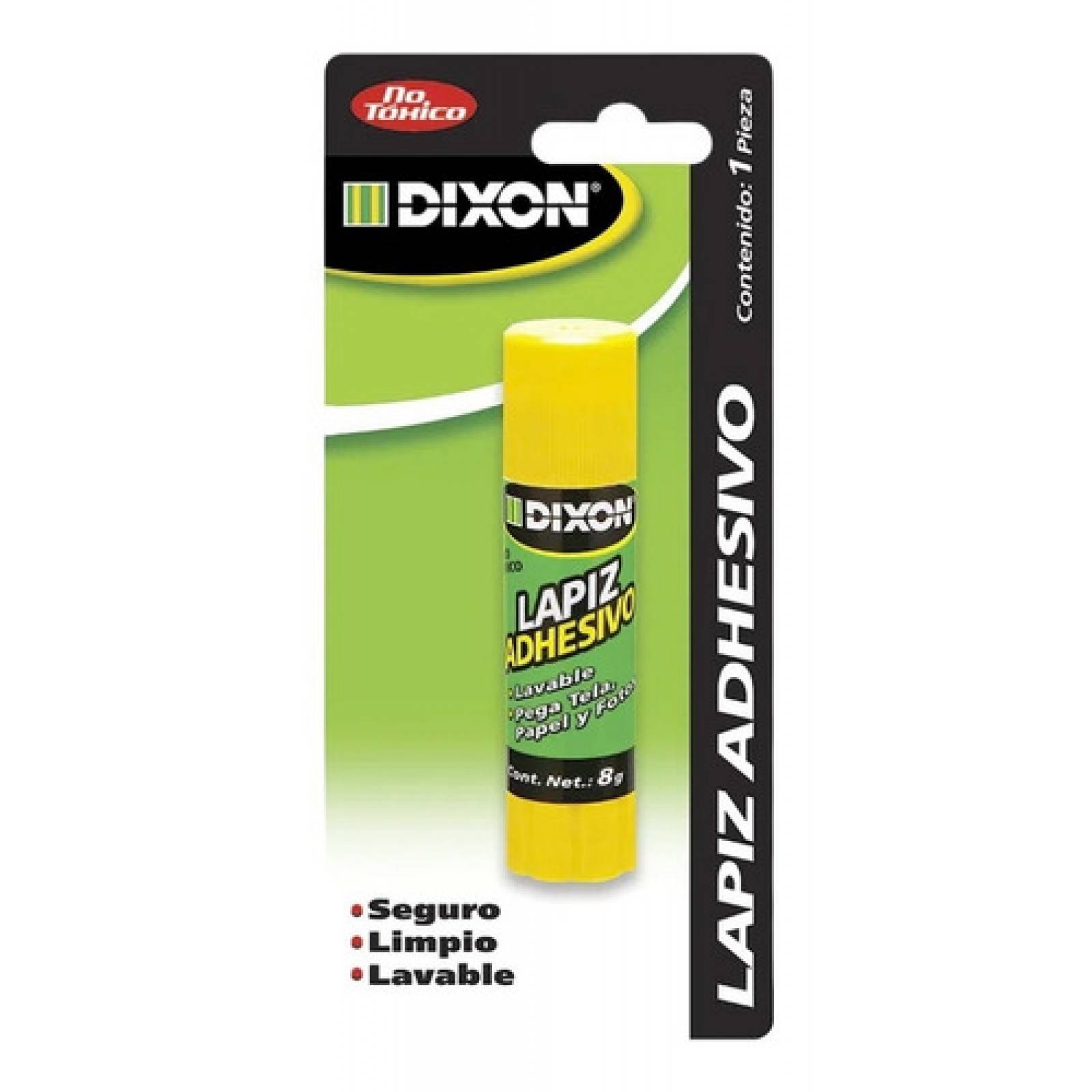 Lápiz Adhesivo Pegamento Barra Blanco Escolar Dixon 1 Pz 8g