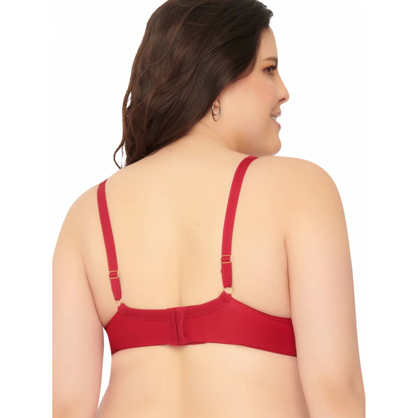 Bra copa completa Aumenta una talla Tirantes acojinados Ilusion Rubí