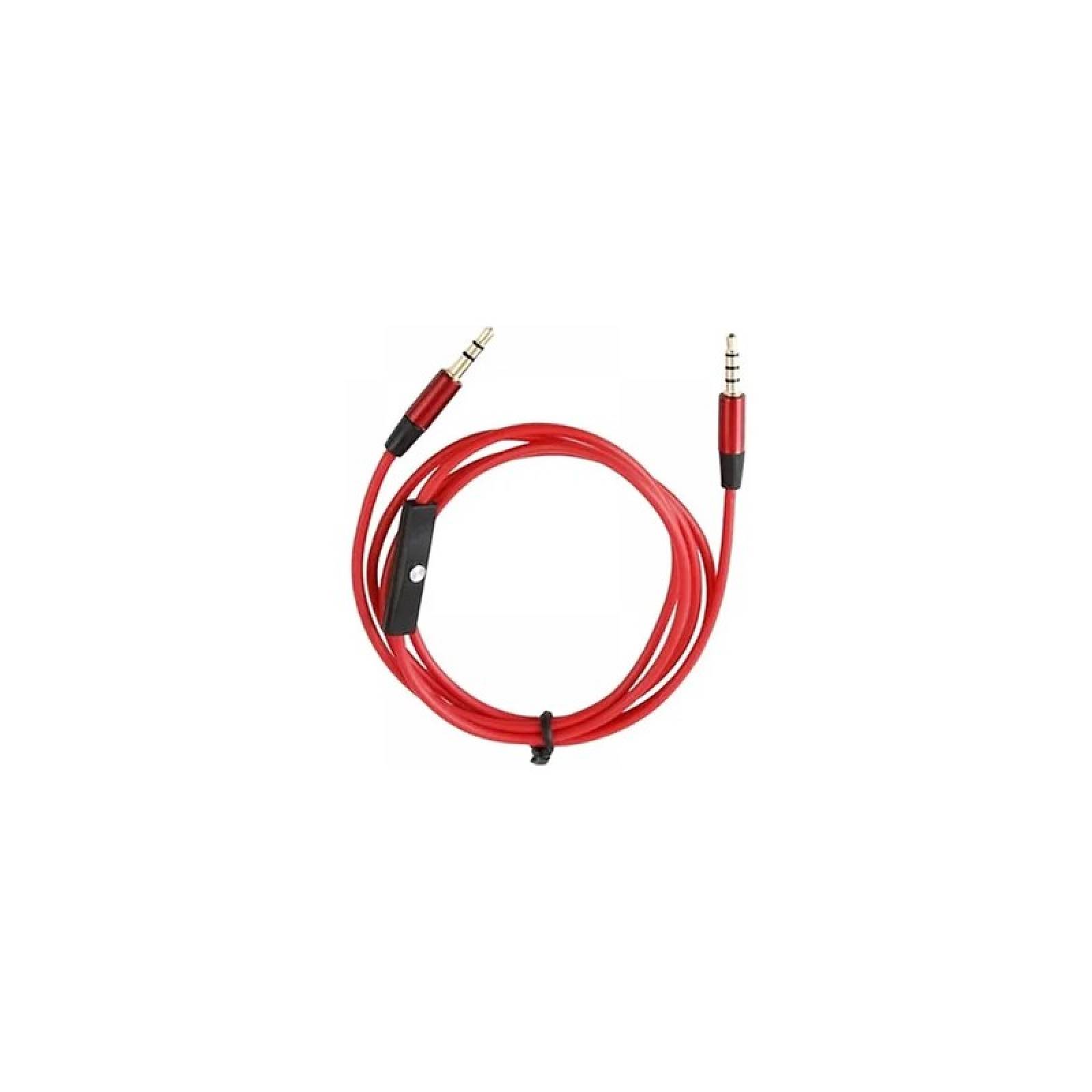 Cable Auxiliar 3.5 Mm Con Micrófono Manos Libres Control 1 M Wi.130