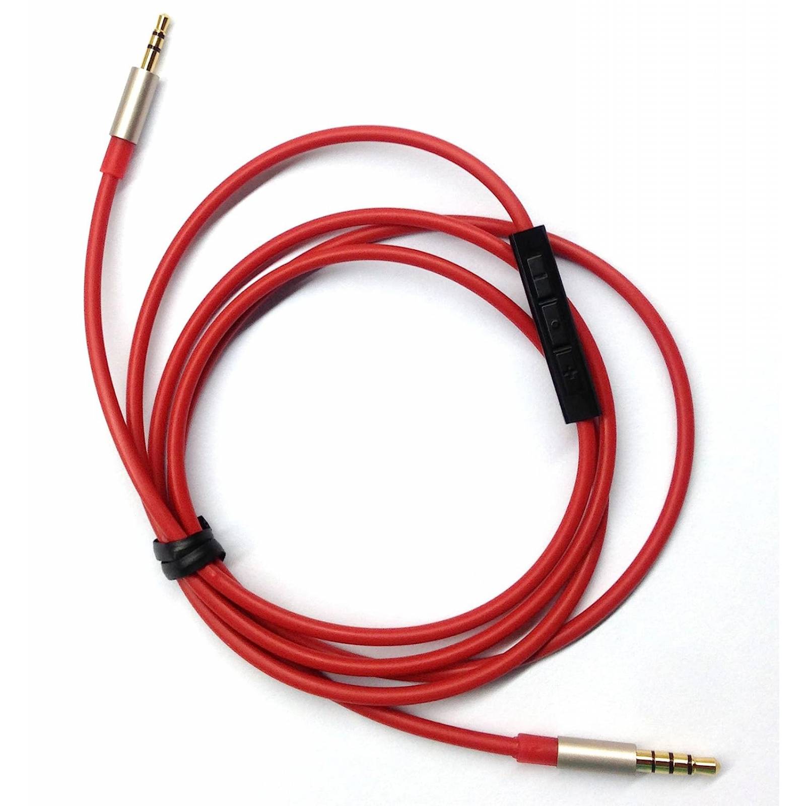 Cable Auxiliar 3.5 Mm Con Micrófono Manos Libres Control 1 M Wi.130