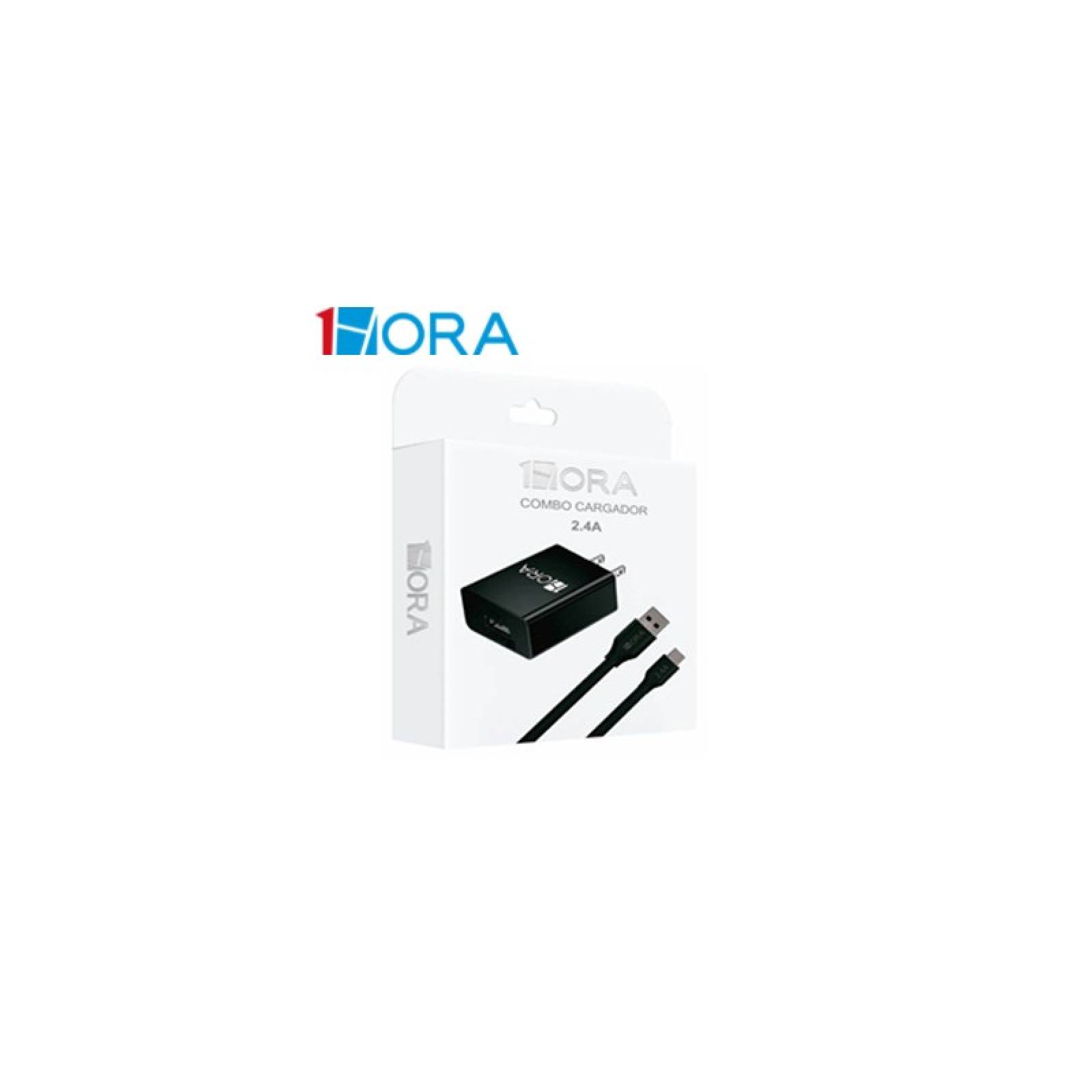 Combo Cargador Carga Rápida Tipo C Usb 2.4 A
