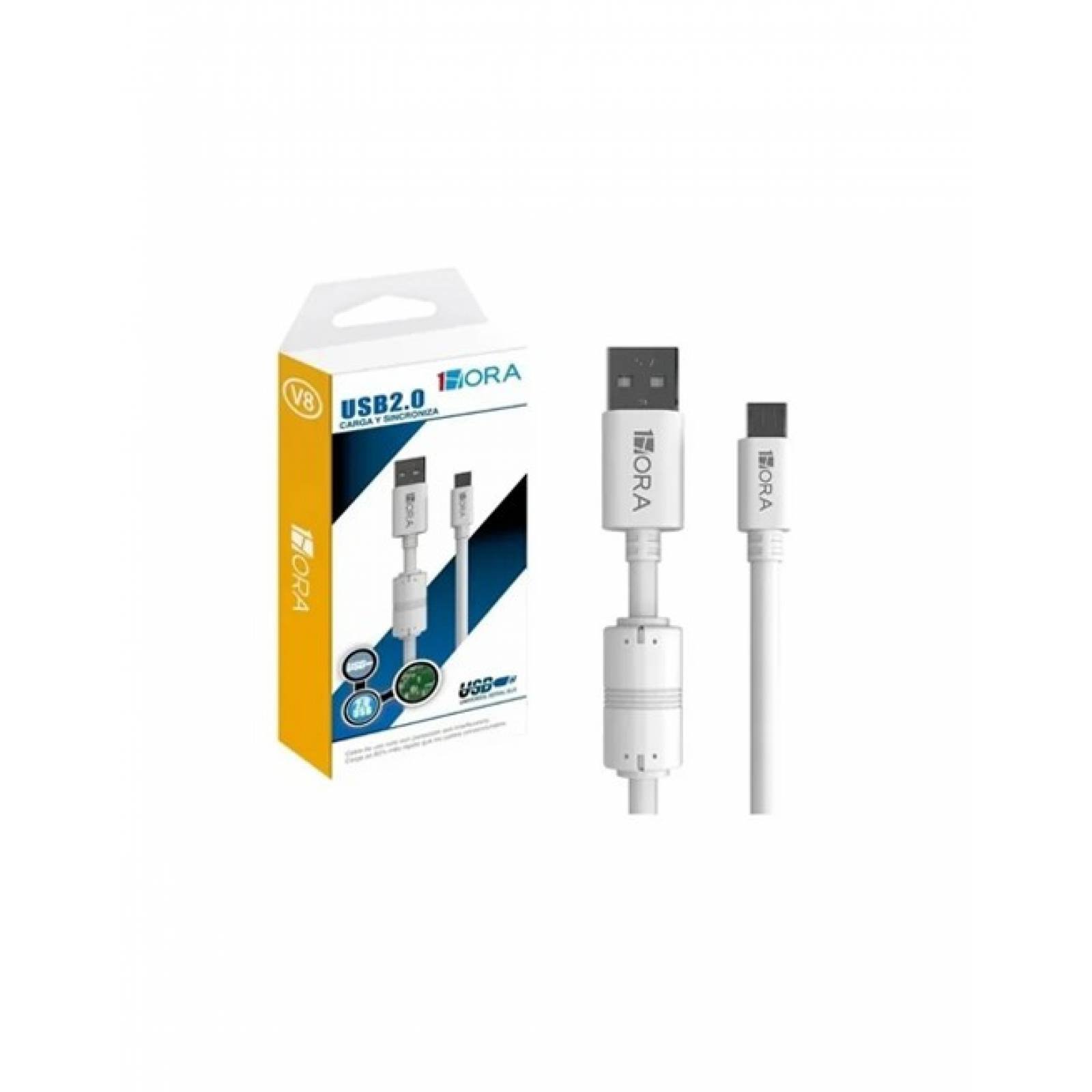 Cable USB Tipo V8 Micro Trenzado 1.5 Metros UNNO - Diza Online