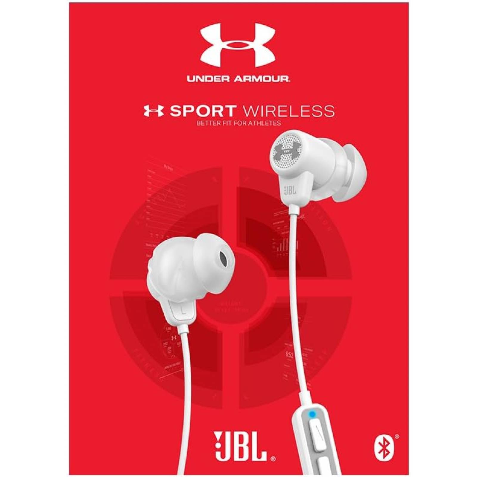 Audífonos Bluetooth Under Armour Jbl - Sport Wireless With Port Microsd