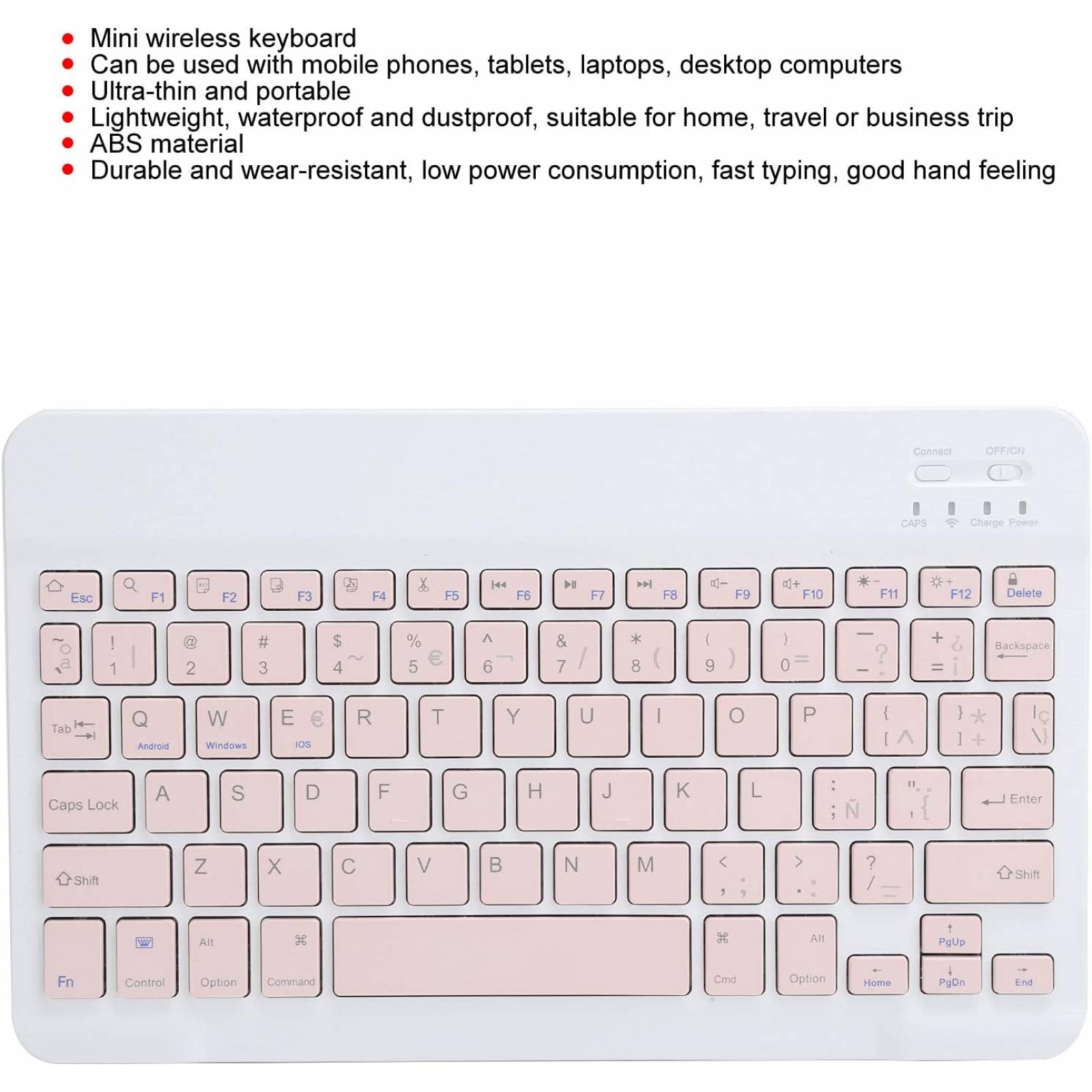 Teclado Bluetooth 10" Para Tablet