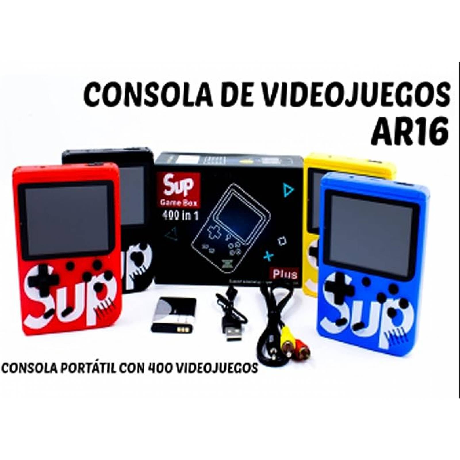 Consola Sup Con Control 400 Juegos