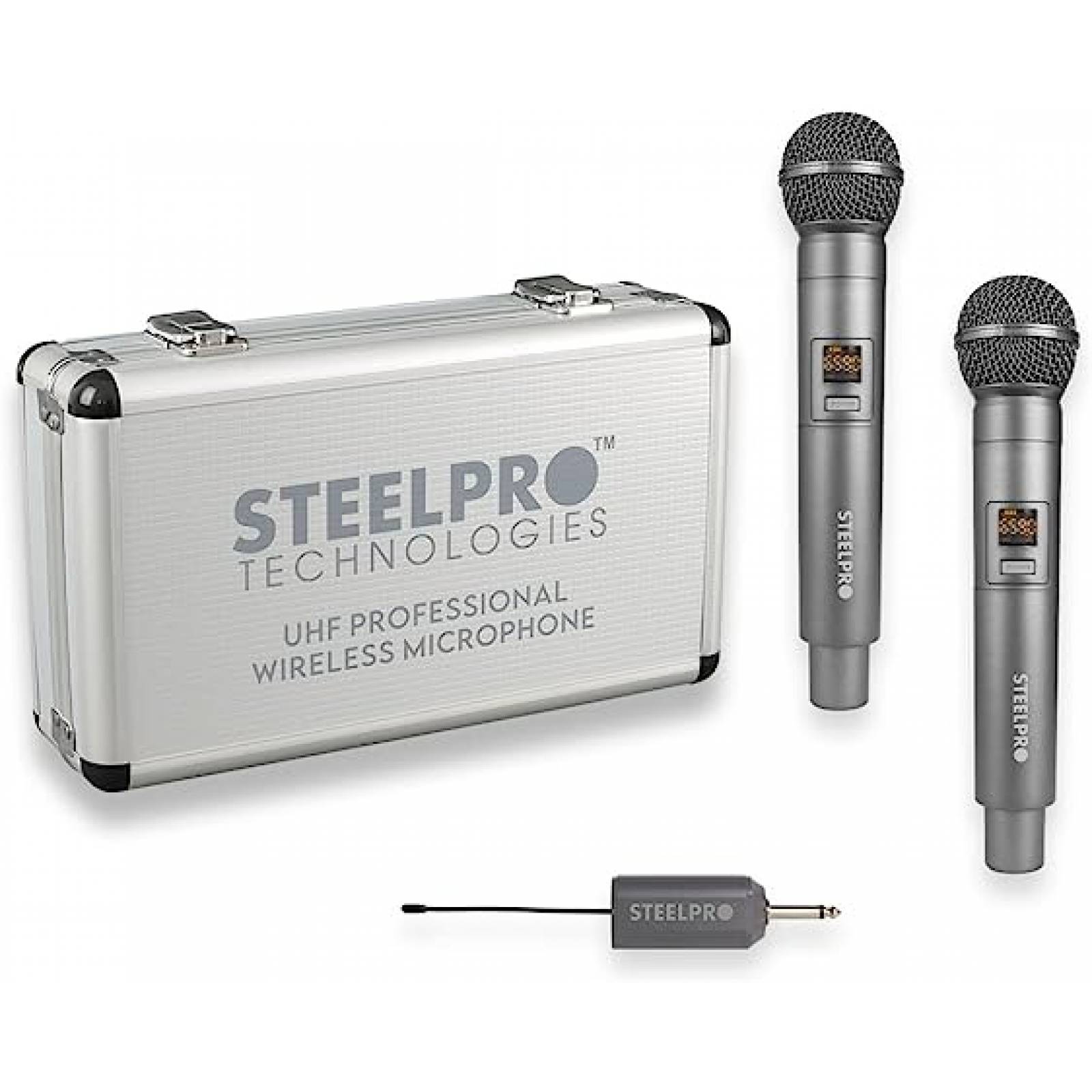 Par De Micrófonos Inalambricos Profesionales Con Estuche