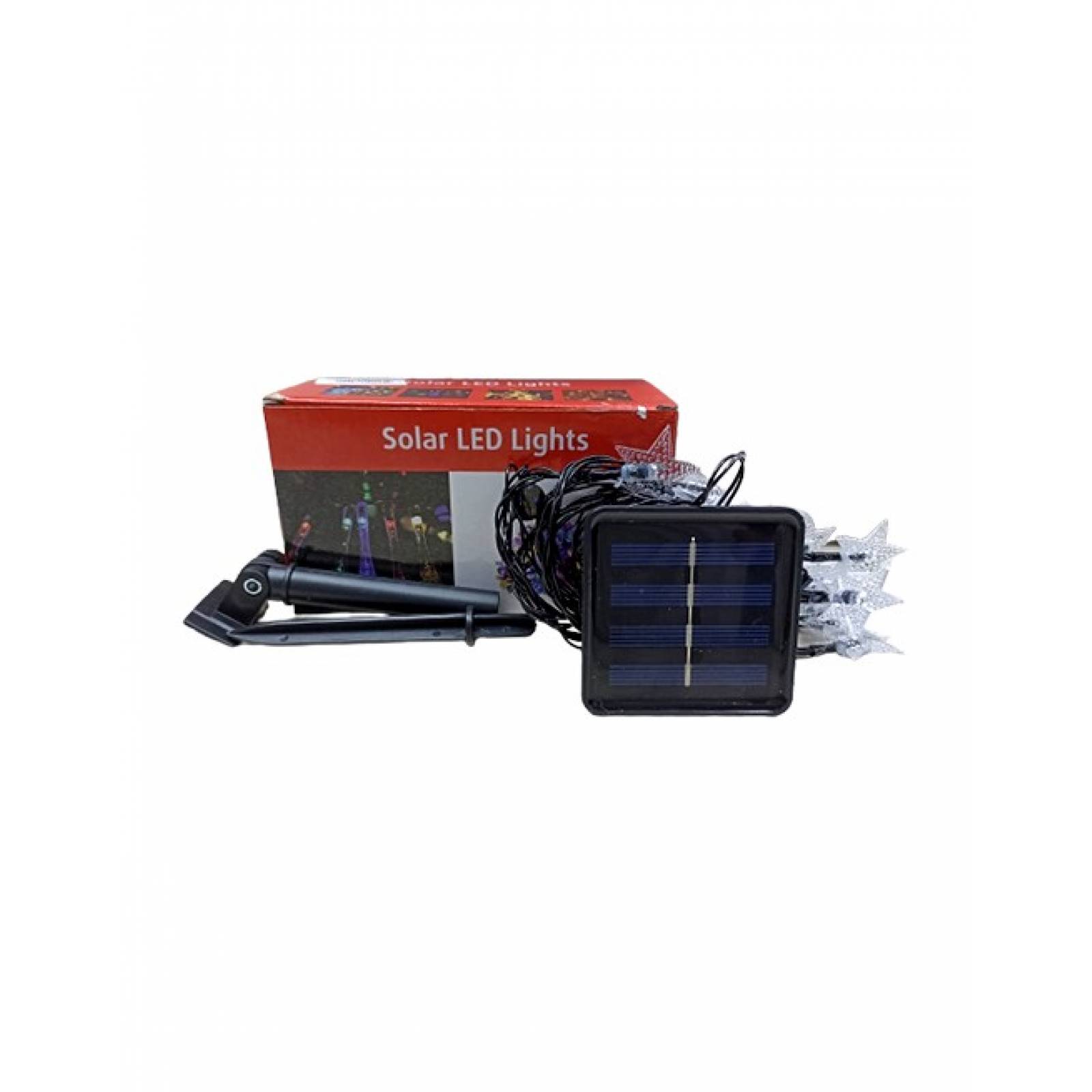 Luces Con Figuras Navideñas Solar 4M