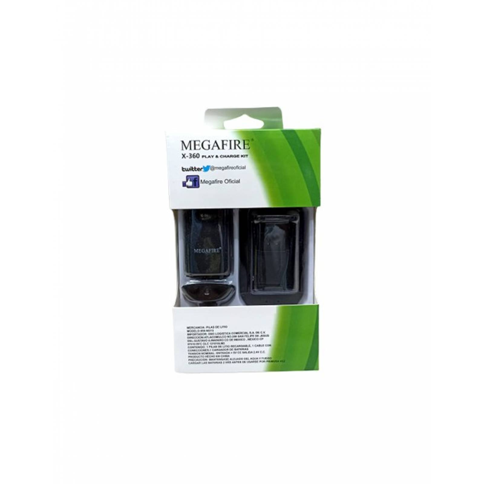 Carga Y Juega Xbox 360 Con Base Y Cable
