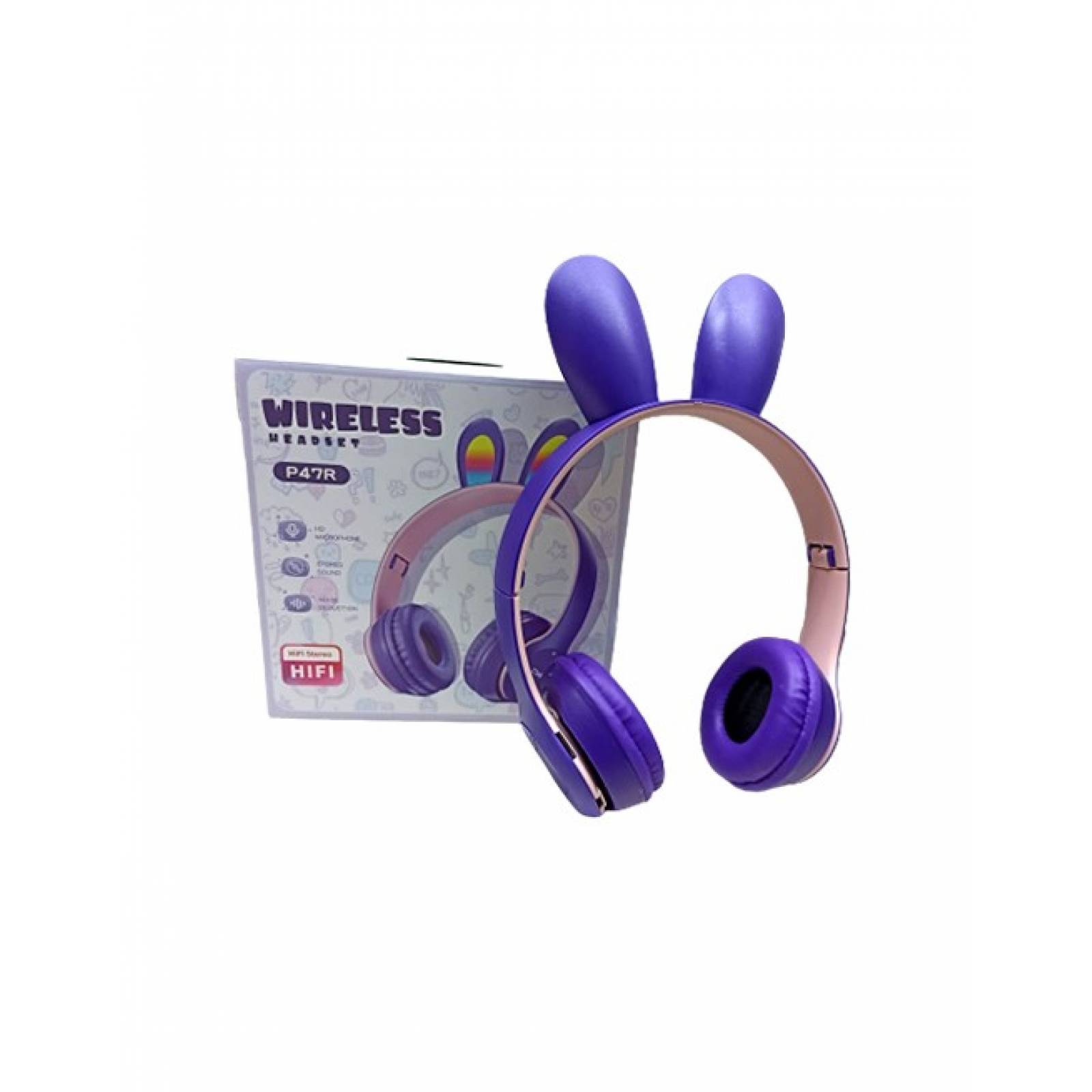 Diadema Bluetooth Con Orejas De Conejo P47R