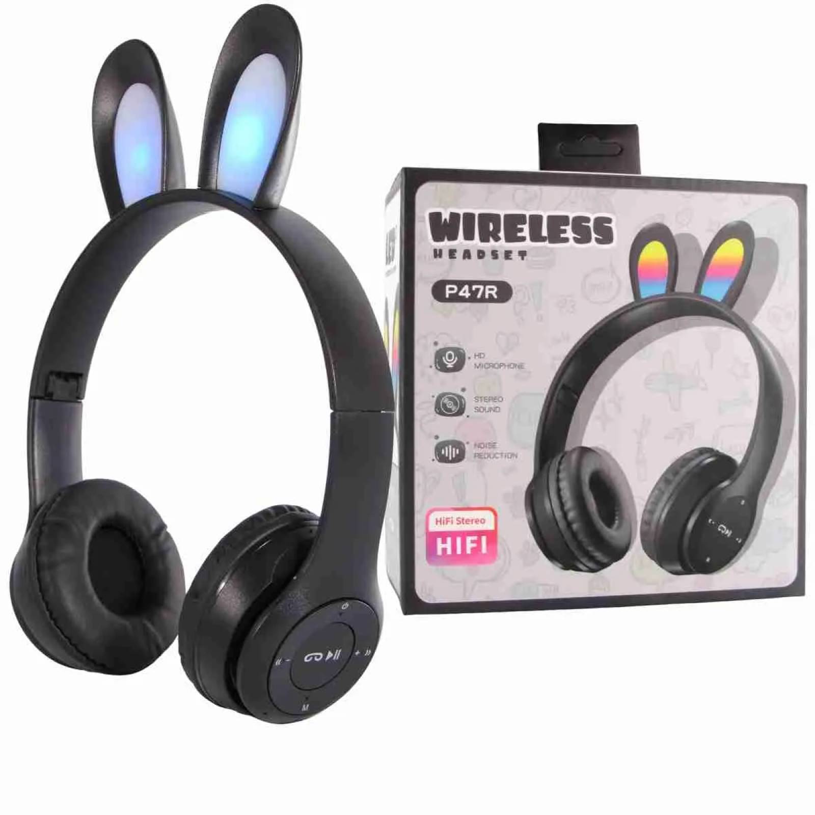 Diadema Bluetooth Con Orejas De Conejo P47R