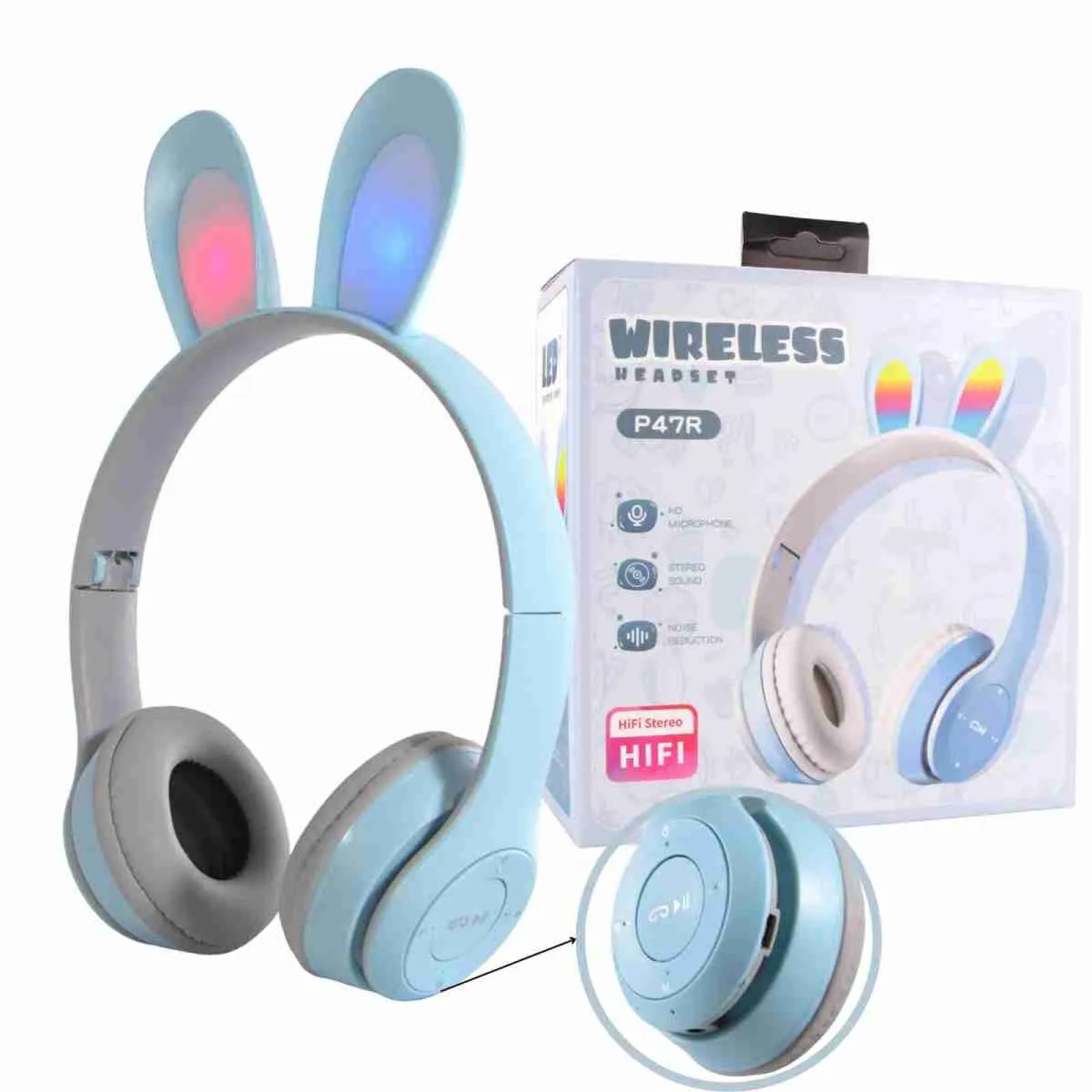 Diadema Bluetooth Con Orejas De Conejo P47R